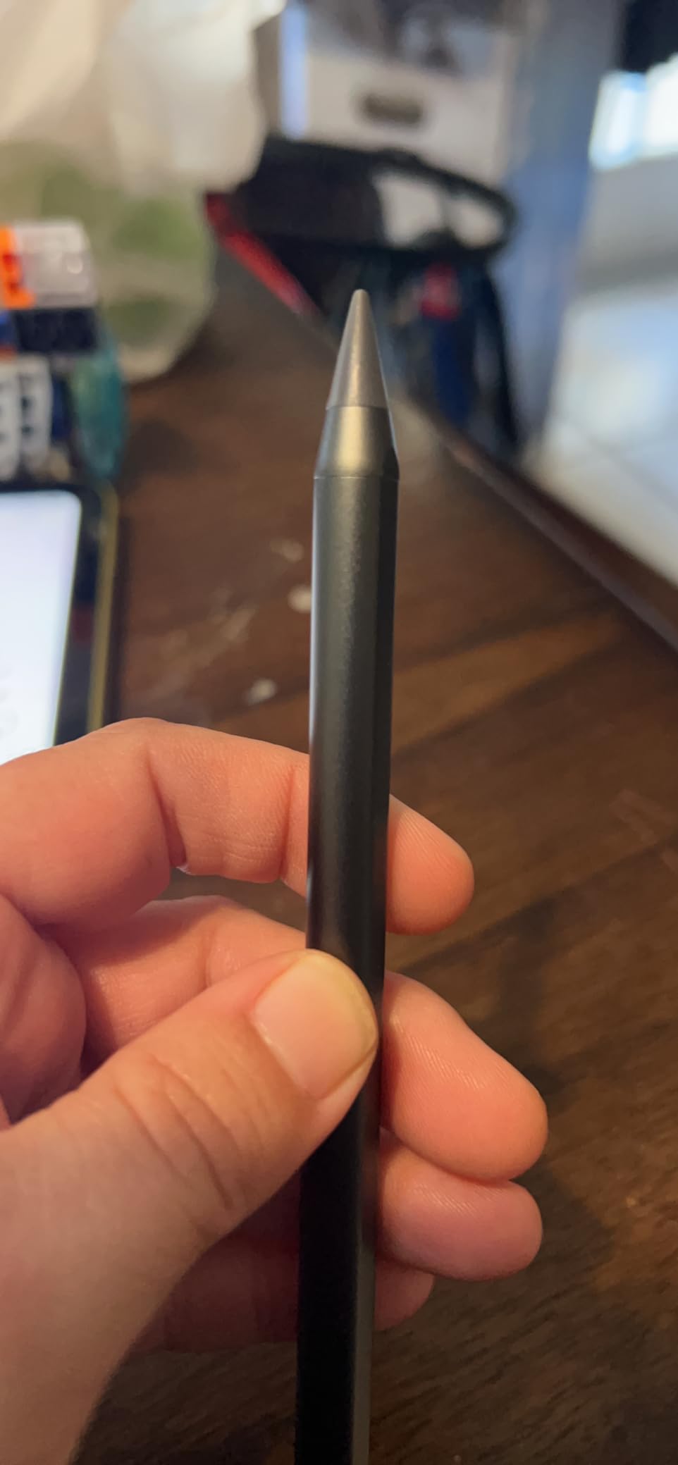 ZAGG Pro Stylus 2 with Active & Capacitive Tips, Palm Rejection, Tilt Recognition, Bluetooth Pairing, Compatible w/iPad Pro 11/12.9 (3,4, & 5 Gen)/Air 10.9/iPad 10.2/9.7/Mini 5/ iPad Air (M2) - White - Customer Photo 2