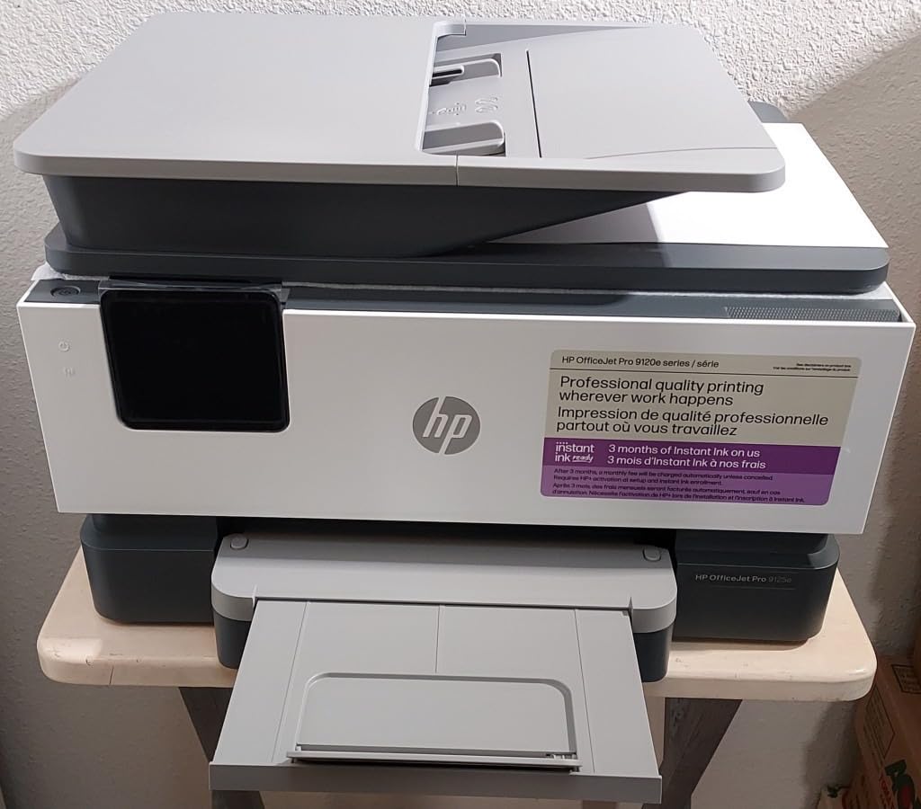 HP OfficeJet Pro 9125e Wireless All-in-One Color Inkjet Printer, Print, scan, copy, fax, ADF, Duplex printing best-for-office, 3 month Instant Ink trial included, AI-enabled - Customer Photo 2