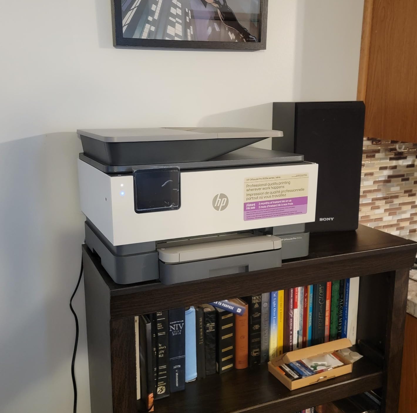 HP OfficeJet Pro 9125e Wireless All-in-One Color Inkjet Printer, Print, scan, copy, fax, ADF, Duplex printing best-for-office, 3 month Instant Ink trial included, AI-enabled - Customer Photo 4