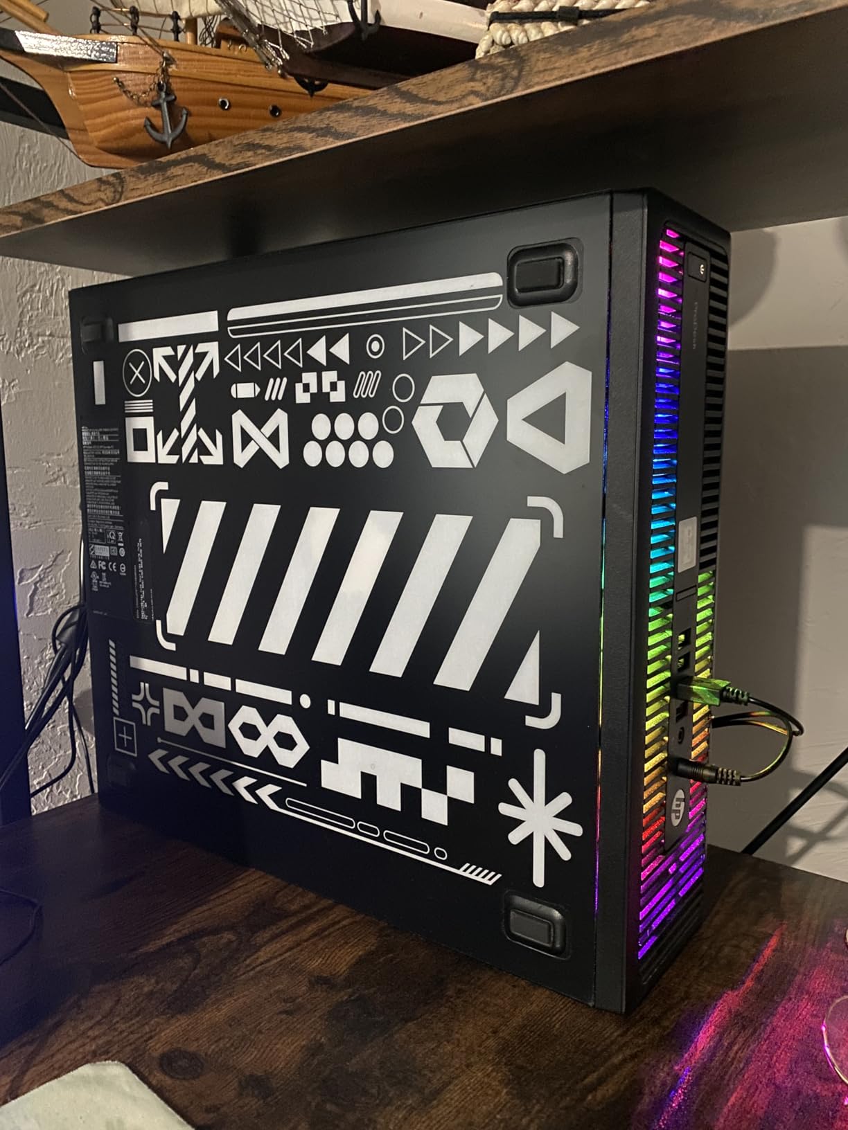 HP RGB Gaming Desktop Computer, Intel Quad Core I5-6500 up to 3.6GHz, GeForce GTX 750 Ti 4G, 16GB DDR4, 512G SSD, RGB Keyboard & Mouse, 600M WiFi & BT 5.0, Windows 11 (Renewed) - Customer Photo 2