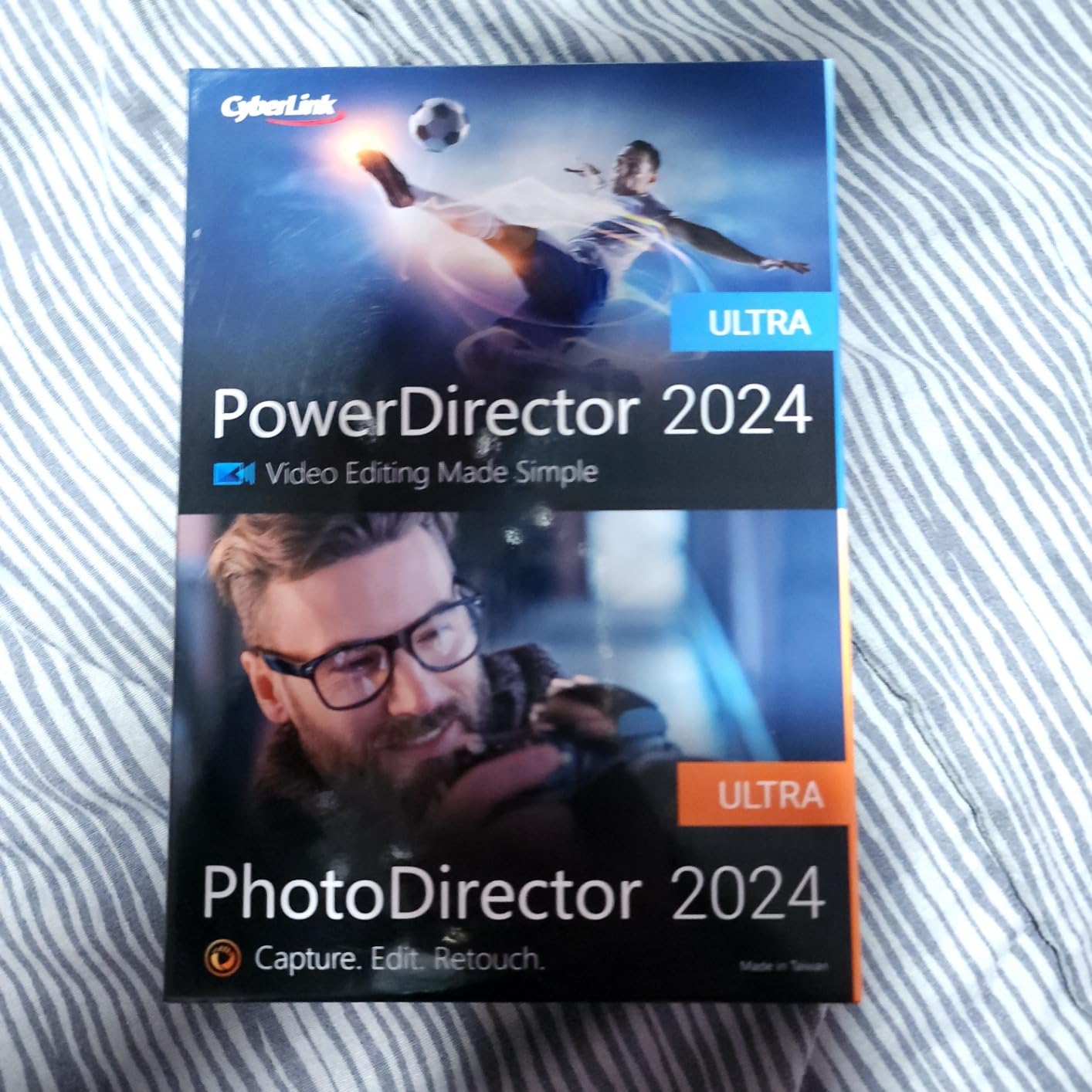 CyberLink PowerDirector and PhotoDirector 2024 Ultra | Easy AI Video Editing and AI Photo Editing Software for Windows | Slideshow | Screen Recorder [Retail Box with Download Card] - Customer Photo 1