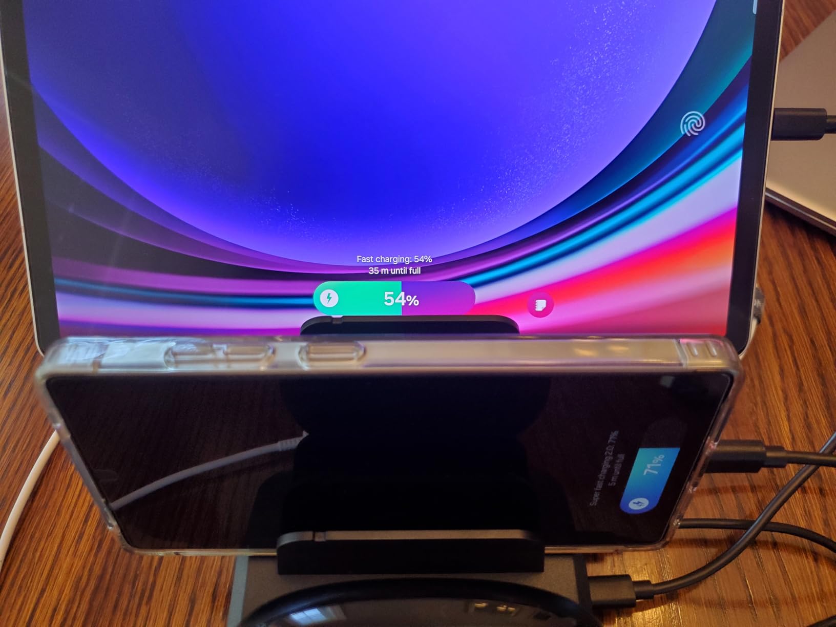 300W Charging Station for Multiple Devices, 8 Port Multi USB C Fast Charger Station Dock for MacBook iPhone 17/16/15/14/13/12 Samsung Pixel Series iPad, Black (6 Mixed Short Cables Included) - Customer Photo 3