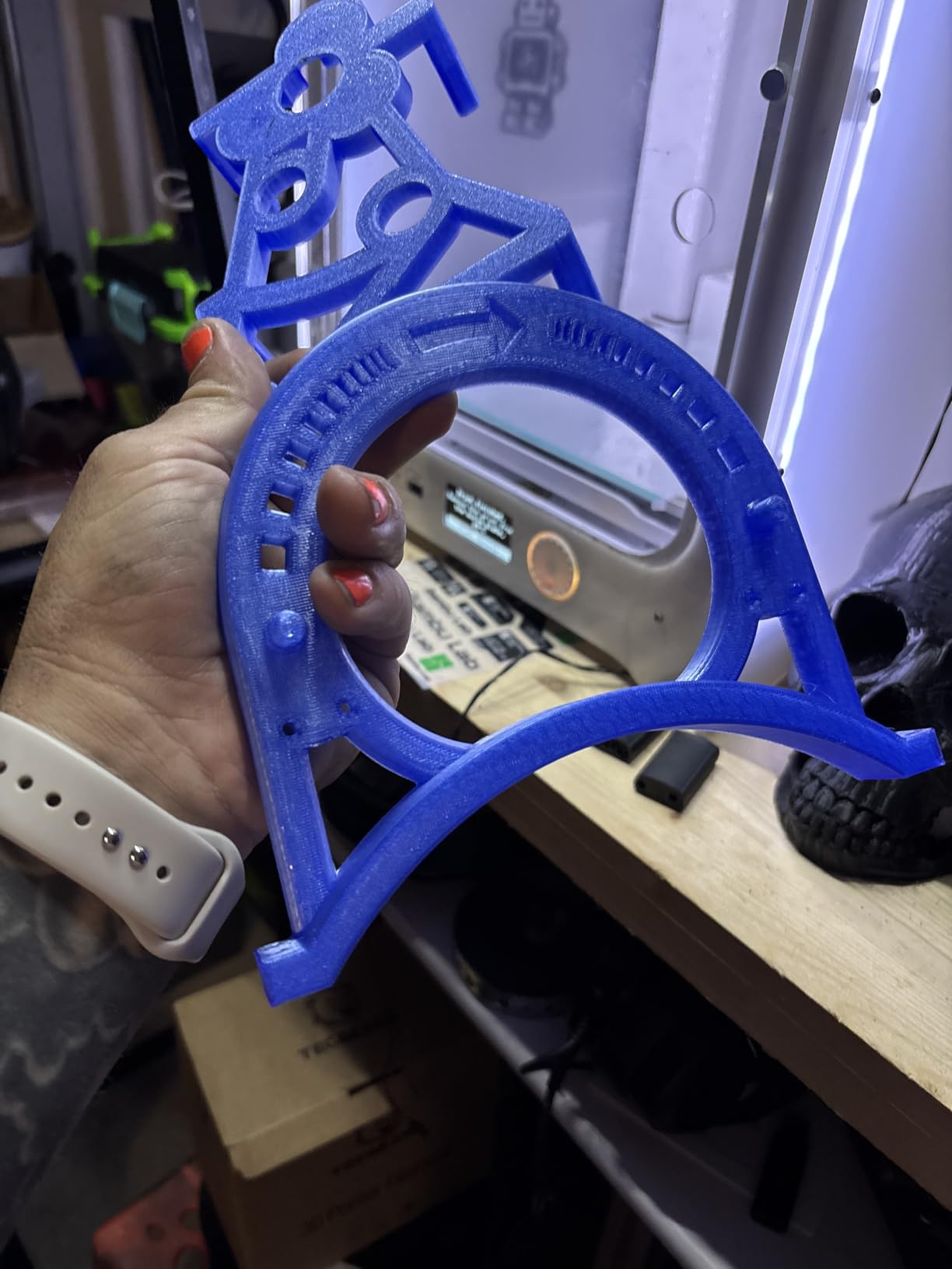 Bambu Lab P1S Combo, P1S 3D Printer and AMS, Support Up to 16 Colors/Multi Materials, 500mm/s Fast Printing & High Precision, CoreXY & Auto Bed Leveling, Ready-to-Use FDM 3D Printers Large Print Size - Customer Photo 1