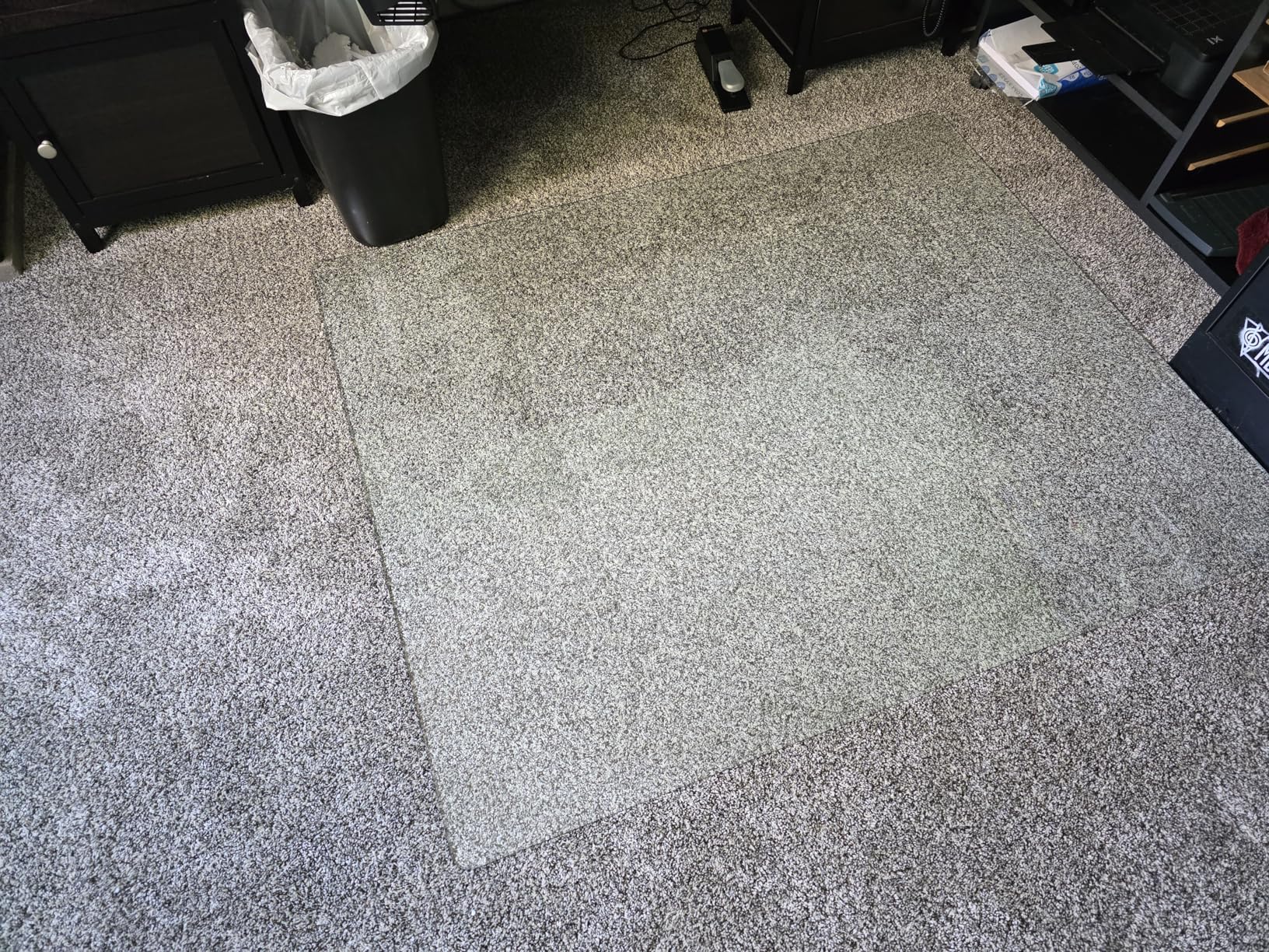 Tempered Glass Floor Mat for Office Chair, 36