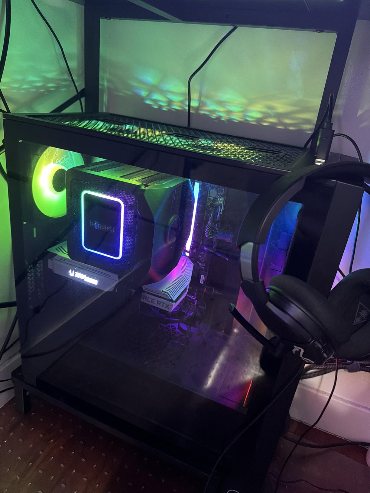 be quiet! Dark Rock Elite Air CPU Cooler | 2X Silent Wings 135mm PWM Fans | Speed Switch with 2 Modes | High-Performance Heat Pipes | Front Fan Rail System | Enhanced RAM Compatibility | BK037 - Customer Photo 1