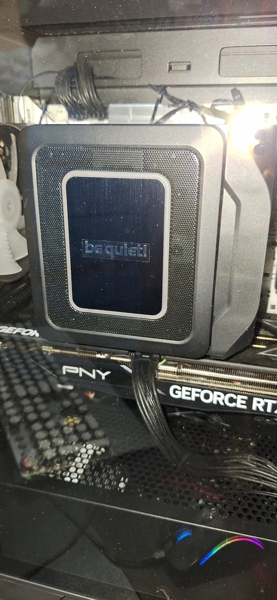 be quiet! Dark Rock Elite Air CPU Cooler | 2X Silent Wings 135mm PWM Fans | Speed Switch with 2 Modes | High-Performance Heat Pipes | Front Fan Rail System | Enhanced RAM Compatibility | BK037 - Customer Photo 2