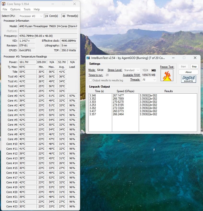AMD Ryzen Threadripper 7960X 24-Core, 48-Thread Processor customer photo 1