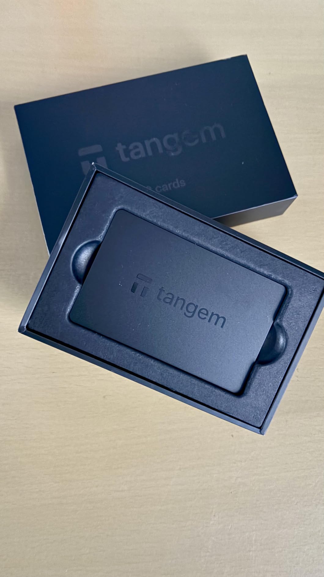 TANGEM Wallet Pack of 2 - Secure Crypto Wallet - Trusted Cold Storage for Bitcoin, Ethereum, NFT's & More Coins - 100% Offline Hardware Wallet Customer Review TANGEM Wallet Pack of 2 - Secure Crypto Wallet - Trusted Cold Storage for Bitcoin, Ethereum, NFT's & More Coins - 100% Offline Hardware Wallet - Customer Photo 1