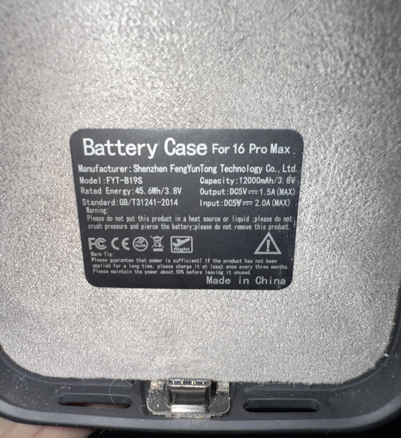 Battery Case for iPhone 16 Plus, Enhanced 12000mAh Portable Protective Wireless Charging Case Support Carplay Compatible with iPhone 16 Plus (6.7 inch) Rechargeable Battery Charger (Black) - Customer Photo 2