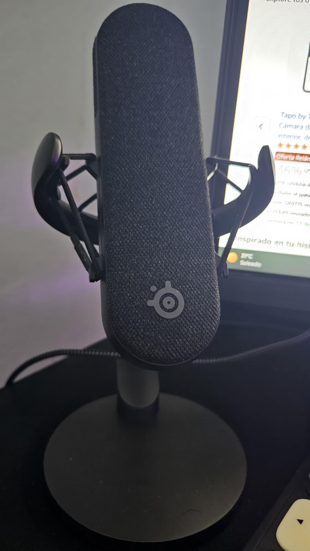 SteelSeries Alias/Alias Pro Mic Boom Arm — For Gaming, Streaming, and Podcasting — 360° Rotation — Desk Clamp — Folding Scissor Design — Hidden Springs — Cable Management — 3/8