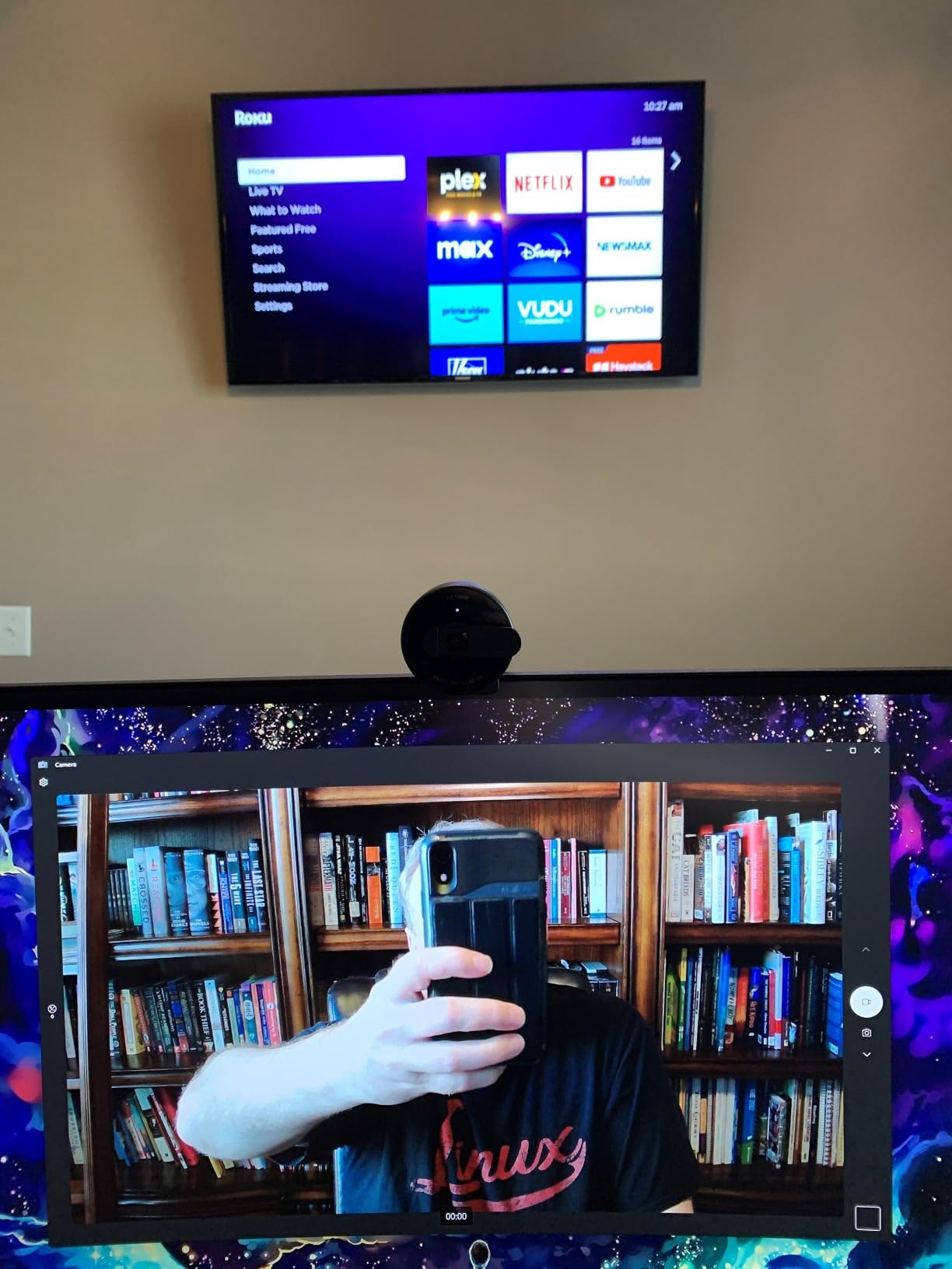 EMEET 1080P Webcam - USB Webcam with Microphone & Physical Privacy Cover, Noise-Canceling Mic, Auto Light Correction, Fixed Focus, C950 Ultra Web Cam w/ 70°View for Meeting/Online Classes/Zoom/YouTube - Customer Photo 2