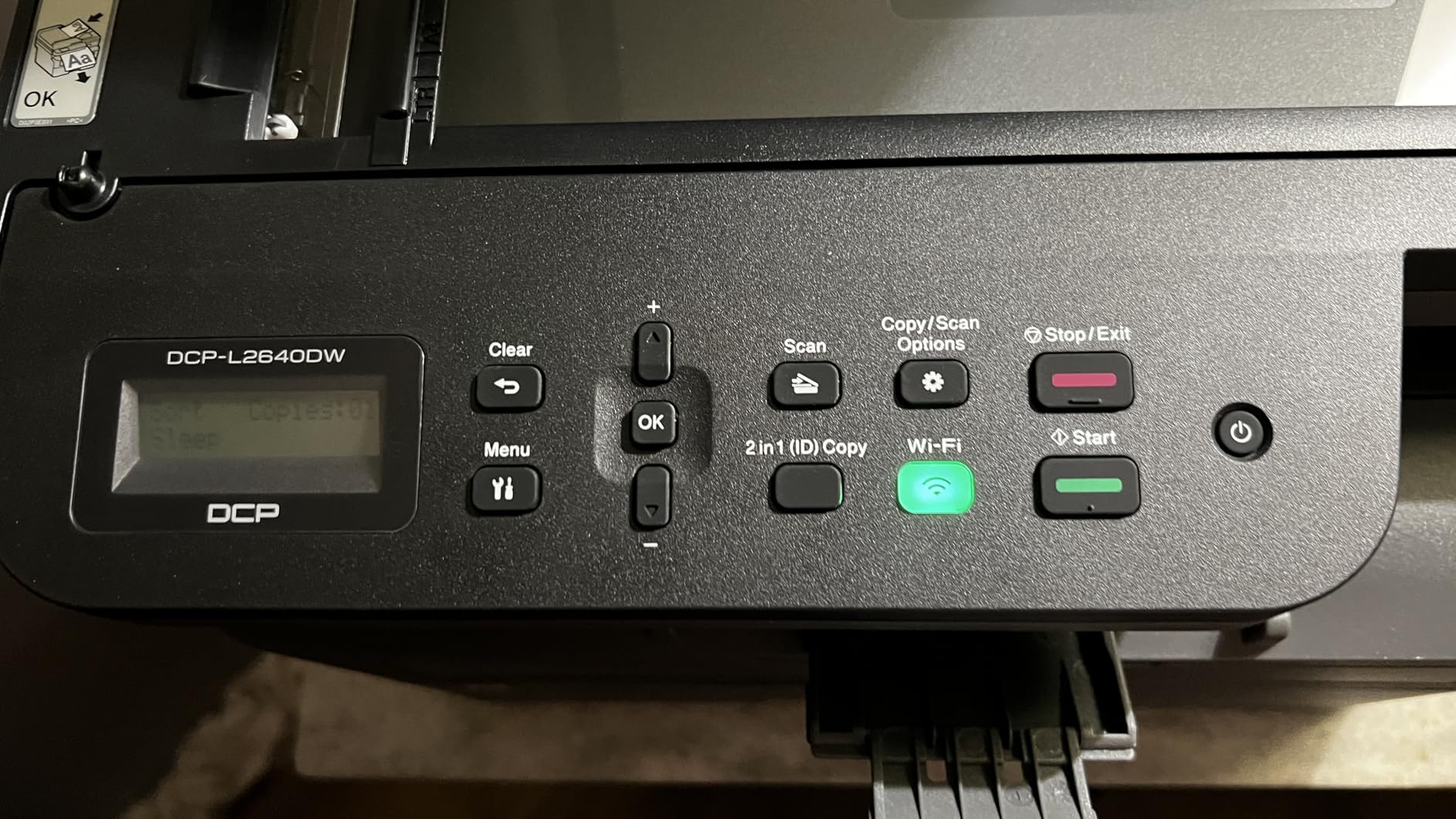 Brother DCP-L2640DW Wireless Compact Monochrome Multi-Function Laser Printer with Copy and Scan, Duplex, Mobile, Black & White | Includes Refresh Subscription Trial(1), Works with Alexa - Customer Photo 1