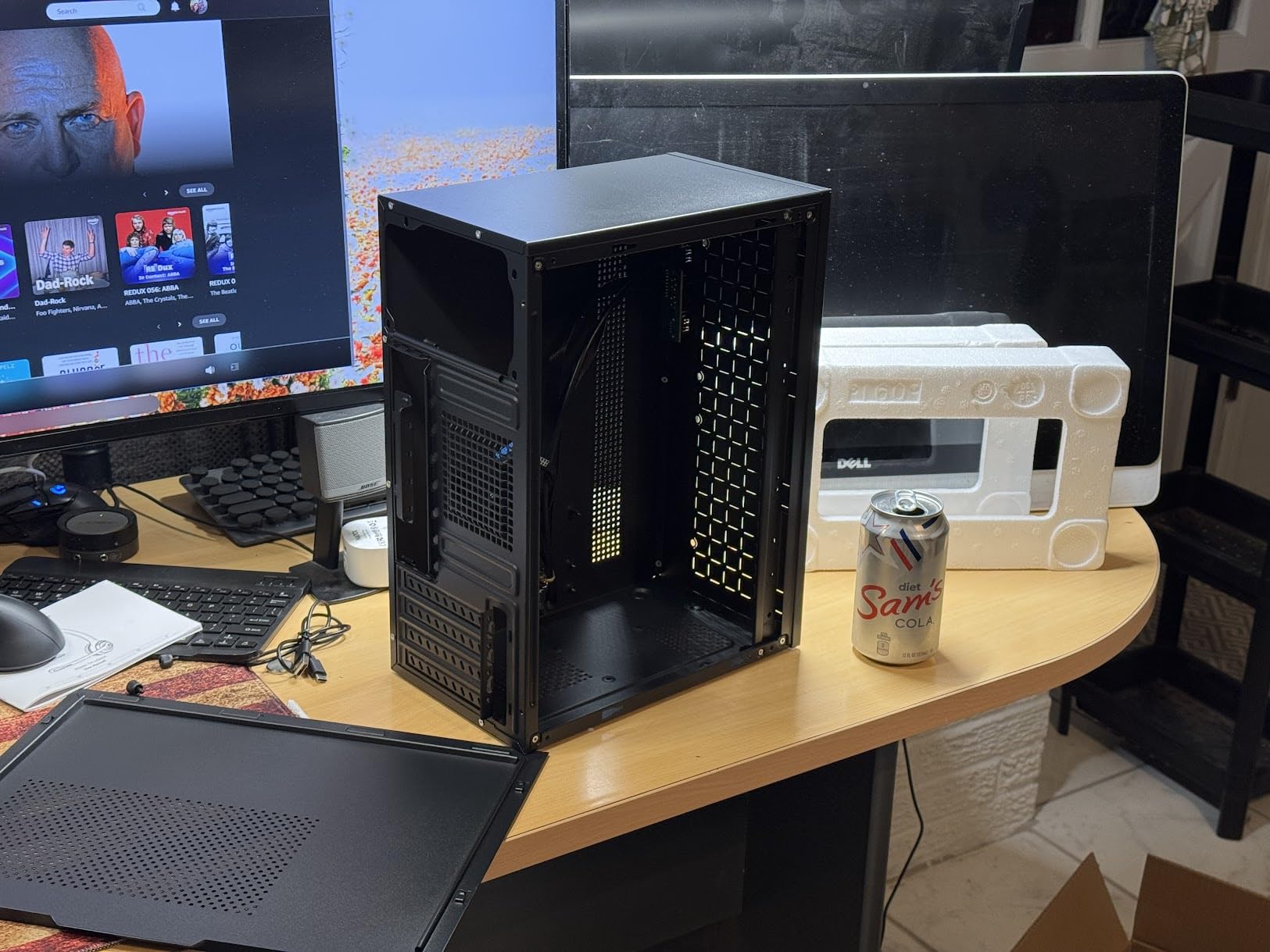 Micro ATX Case PC Case: MATX Case Mini PC ITX Desktop Computer Case Support Micro ATX MATX DTX ITX Mini PC with USB3.0, Support 3.5'' HDD (Black) - Customer Photo 1