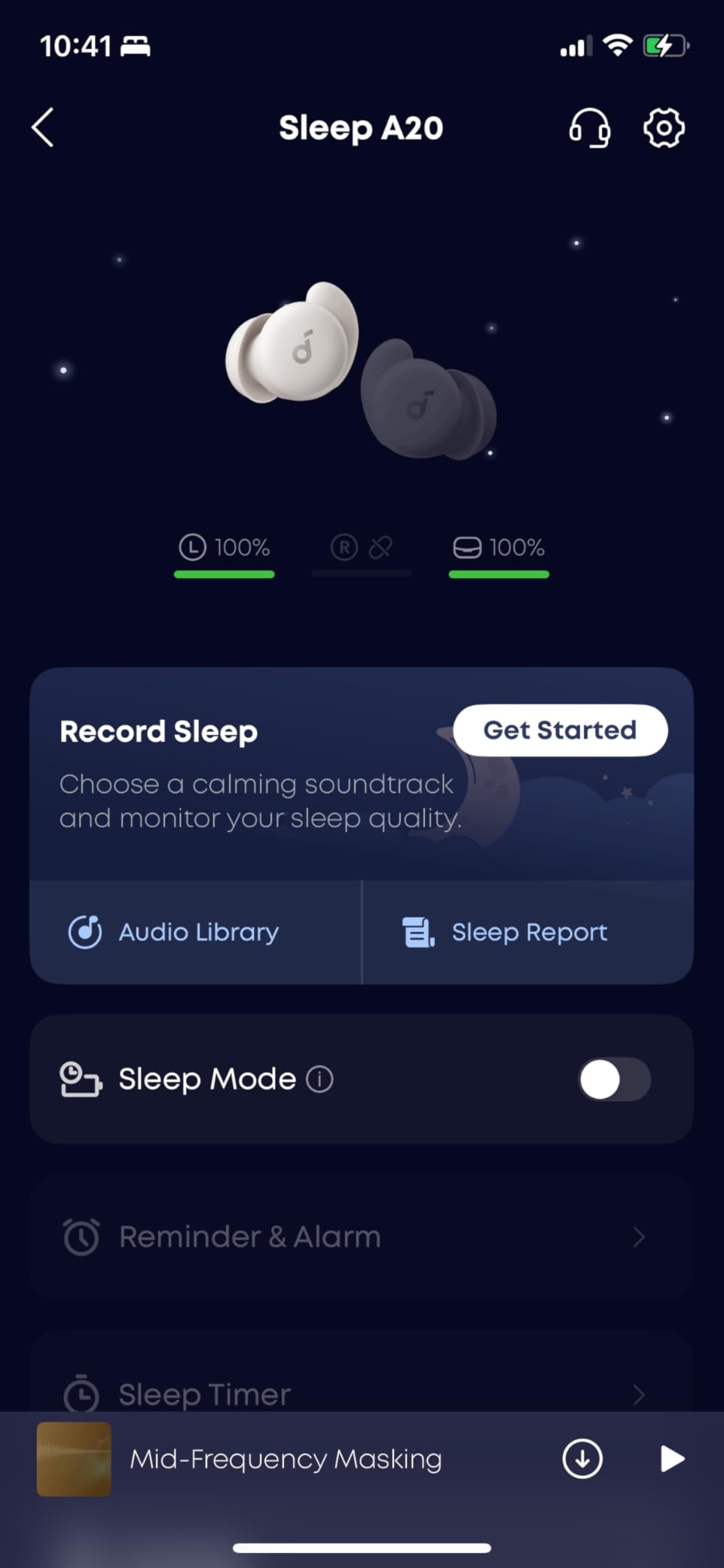 Soundcore Sleep A20 by Anker Sleep Earbuds, 30dB High-Frequency Noise Reduction, Small Earplugs for Side Sleepers, 80H Playtime, Stream Content via Bluetooth 5.3, Sleep Monitor, Personal Alarm customer photo 2