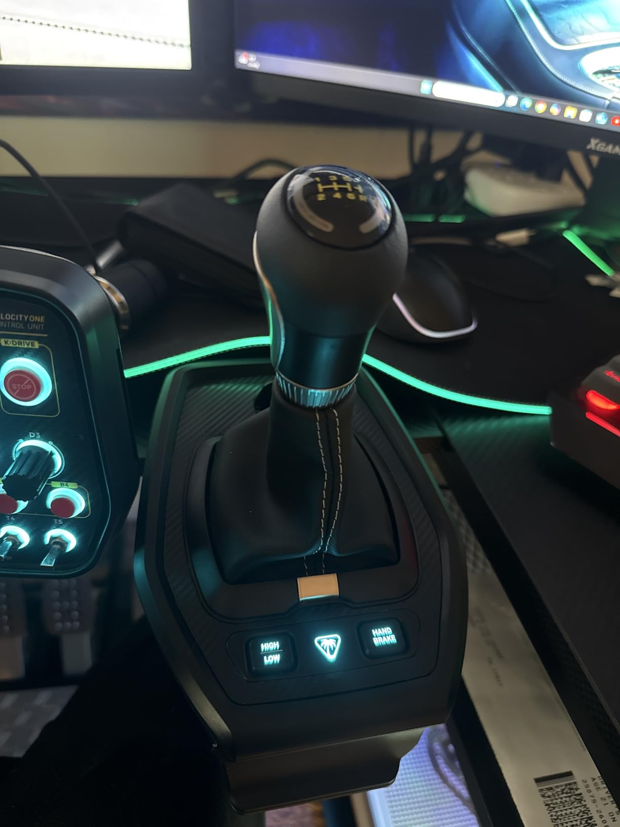 Turtle Beach VelocityOne Race Wheel & Pedal System Licensed for Xbox Series X|S, Xbox One, Windows PCs – 7.2Nm Direct Drive Force Feedback, 3 Pedals & Magnetic Paddle Shifters, Hall Effect Sensors - Customer Photo 2