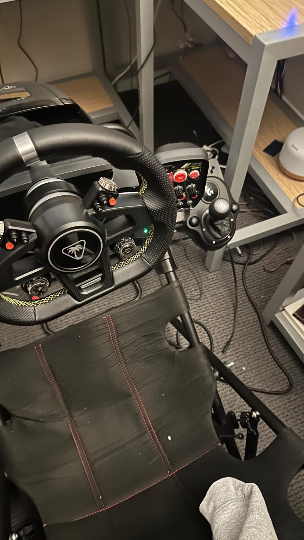 Turtle Beach VelocityOne Race Wheel & Pedal System Licensed for Xbox Series X|S, Xbox One, Windows PCs – 7.2Nm Direct Drive Force Feedback, 3 Pedals & Magnetic Paddle Shifters, Hall Effect Sensors - Customer Photo 4