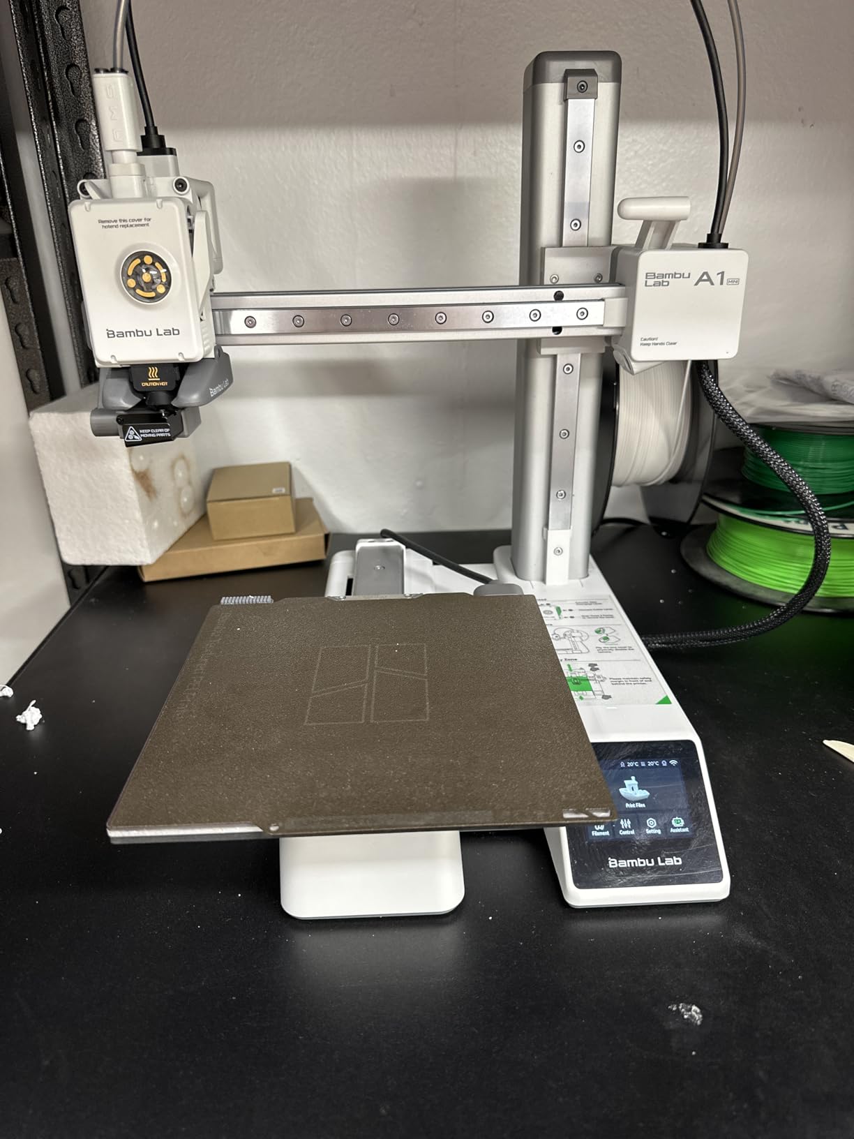Bambu Lab A1 Mini 3D Printer, Support Multi-Color 3D Printing, Set Up in 20 Mins, High Speed & Precision, Full-Auto Calibration & Active Flow Rate Compensation, ≤48 dB Quiet FDM 3D Printers - Customer Photo 1