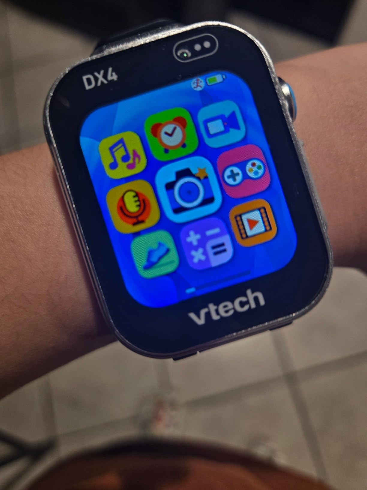 VTech KidiZoom Smartwatch DX4, Blue - Customer Photo 2
