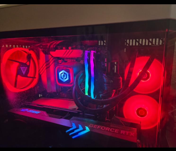 CyberPowerPC Gamer Xtreme VR Liquid Cool Gaming PC, Intel Core i9-14900KF 3.2GHz, GeForce RTX 4080 Super 16GB, 64GB DDR5, 4TB PCIe Gen4 SSD, WiFi Ready & Windows 11 Home (GXiVR8620A4) - Customer Photo 1