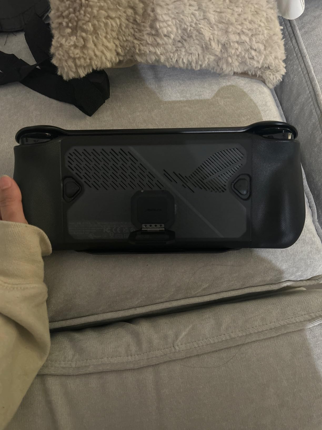 JSAUX ModCase for ROG Ally, PC0109 Protective Case with Detachable Front Shell, Kickstand Back Cover, and Long & Short Hook-and-Loop Straps – Basic Set - Customer Photo 2