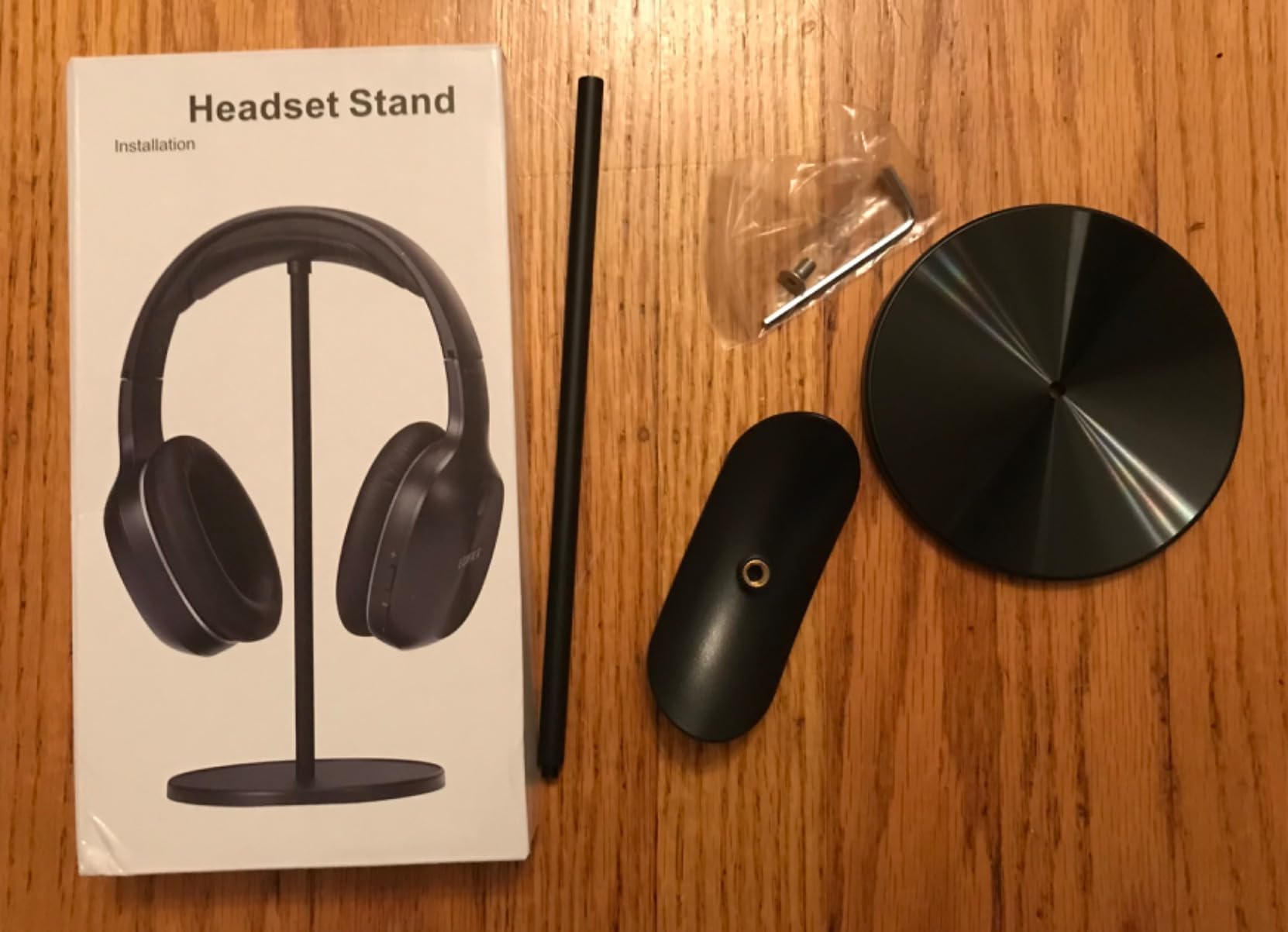 Headphone for Desk Hanger Holder Organizer Keeper Racks Storage Mount Gaming Headset Stand Premium Functional Craftmanship Headset Stand (Plastic) - Customer Photo 5