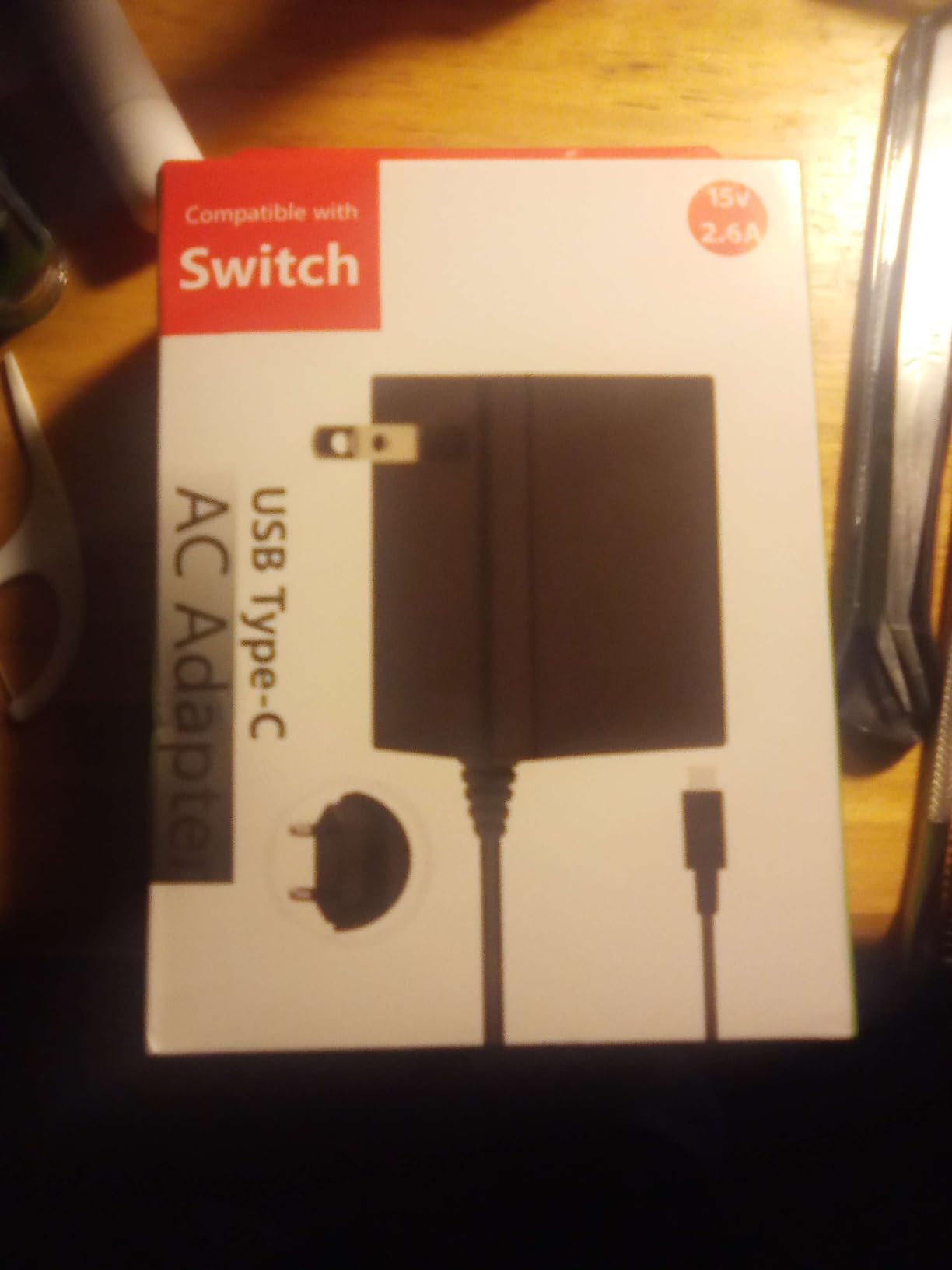 TV Docking Station for Switch, Replacement for Official Dock, Supports 4K HDMI Output with HDMI Cable and 15V/2.6A USB-C Charger - Customer Photo 2
