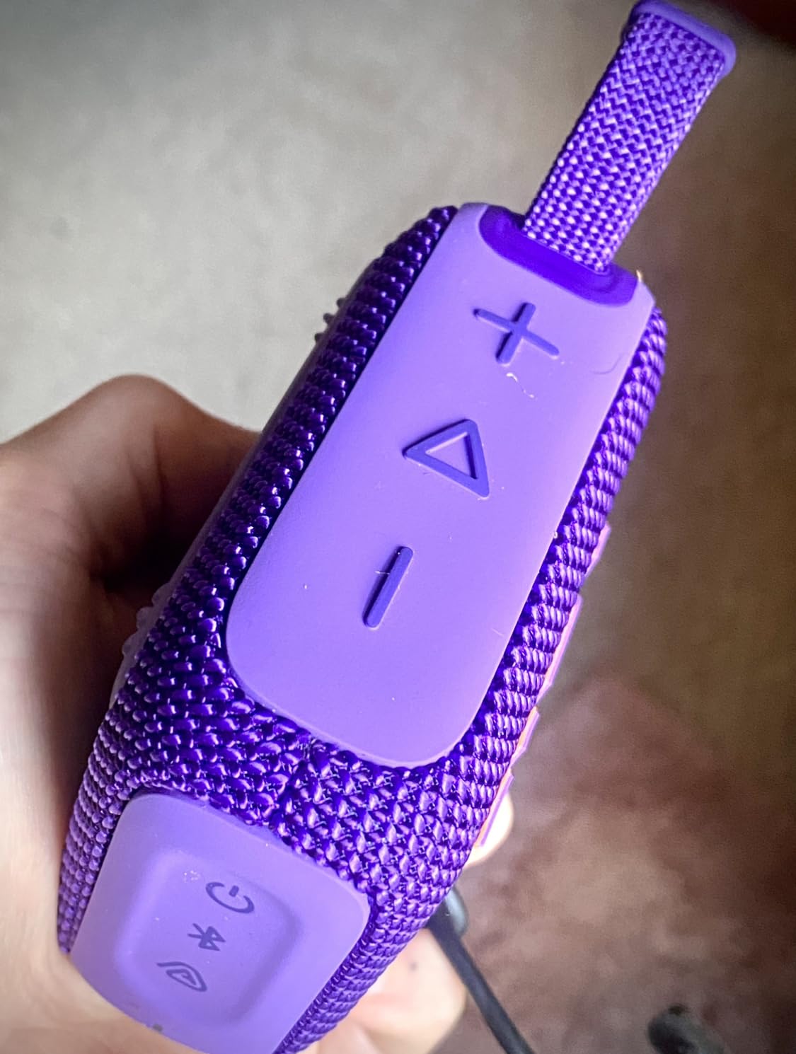JBL Go 4 - Ultra-Portable, Waterproof and Dustproof Bluetooth Speaker, Big Pro Sound with Punchy bass, 7-Hour Built-in Battery, Made in Part with Recycled Materials (Blue) - Customer Photo 2