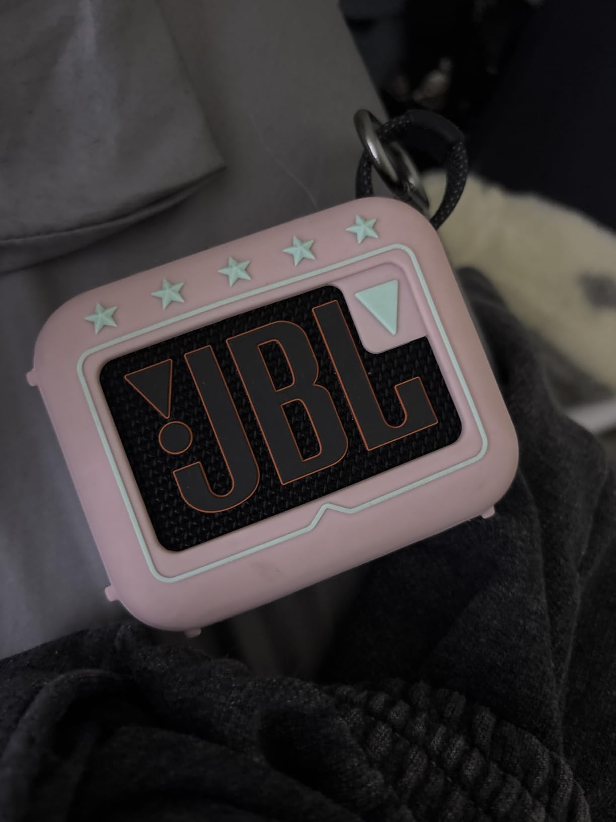 JBL Go 4 - Ultra-Portable, Waterproof and Dustproof Bluetooth Speaker, Big Pro Sound with Punchy bass, 7-Hour Built-in Battery, Made in Part with Recycled Materials (Blue) - Customer Photo 4
