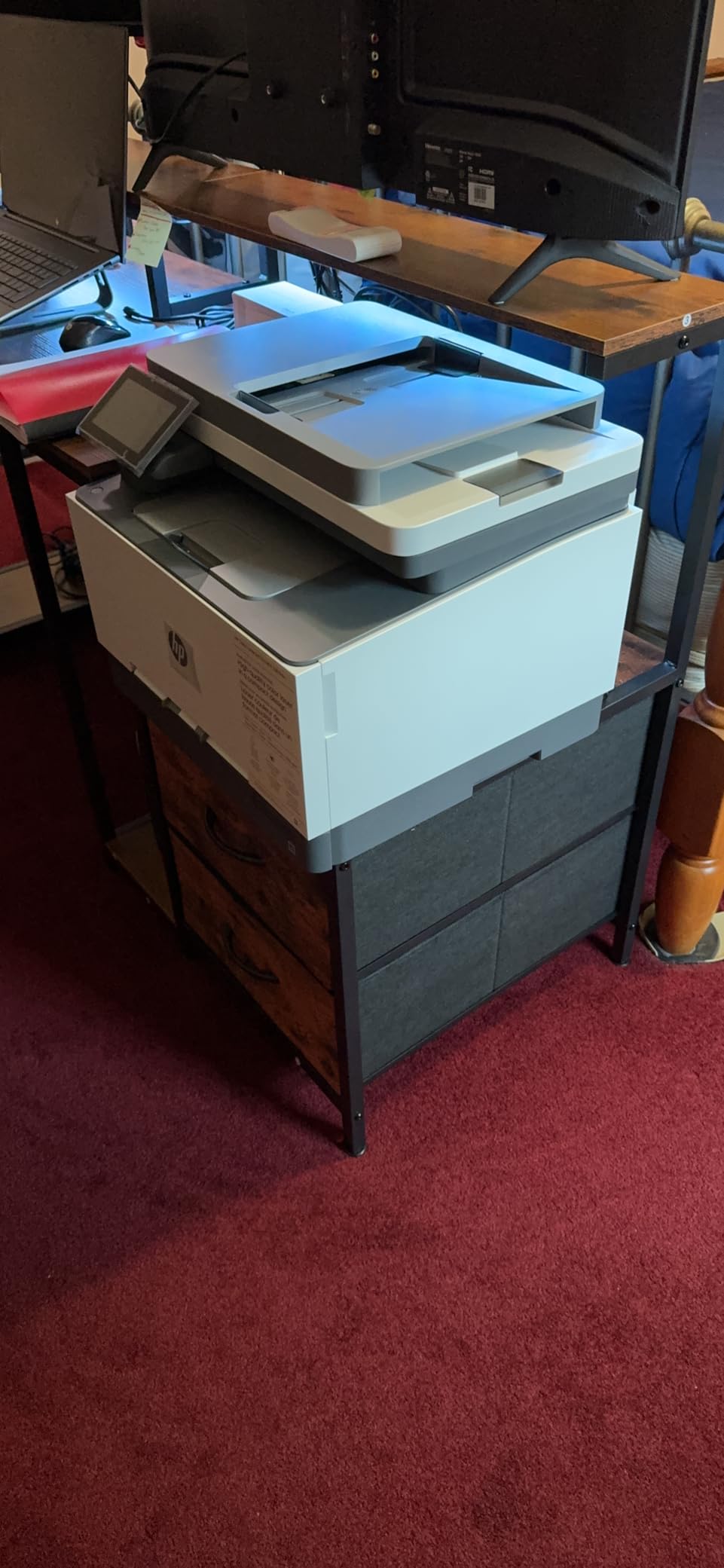 HP Color Laserjet Pro MFP 3301fdw Wireless All-in-One Color Laser Printer, Office Printer, Scanner, Copier, Fax, ADF, Duplex, Best-for-Office (499Q5F) - Customer Photo 1