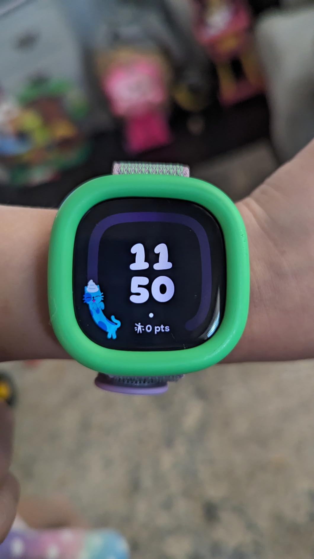 Fitbit Google Ace LTE - Kids Smartwatch with Call, Message, GPS, and Activity-Based Games, Ace Pass Data Plan Required - Mild - Strange Arcade - Customer Photo 1