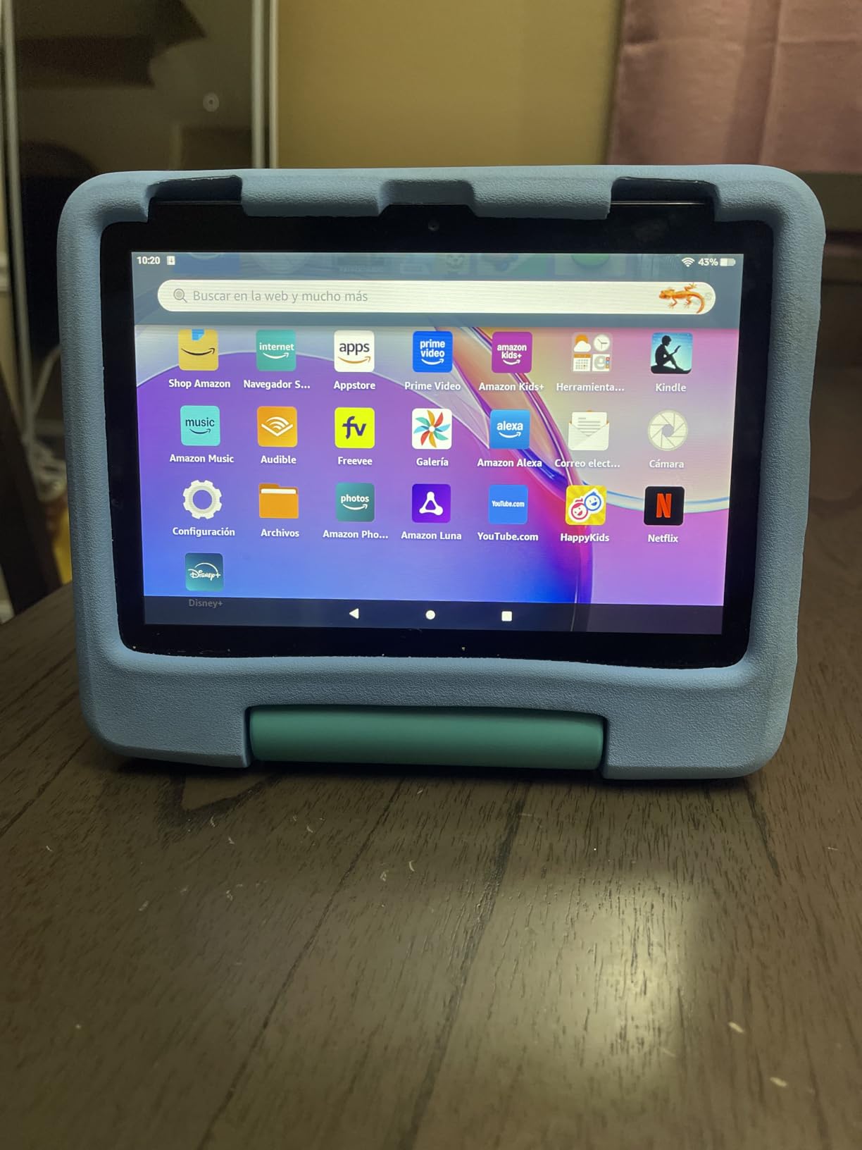 Amazon Fire HD 8 Kids tablet (newest model), ages 3-7. With bright 8