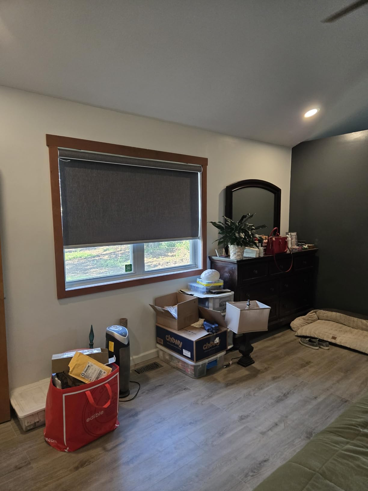 Bringnox Motorized Blinds with Remote,100% Blackout Smart Roller Blinds Compatible with Apple Homekit Google Home and Alexa Via HUB,and Customized(Linen Stone-01) - Customer Photo 2