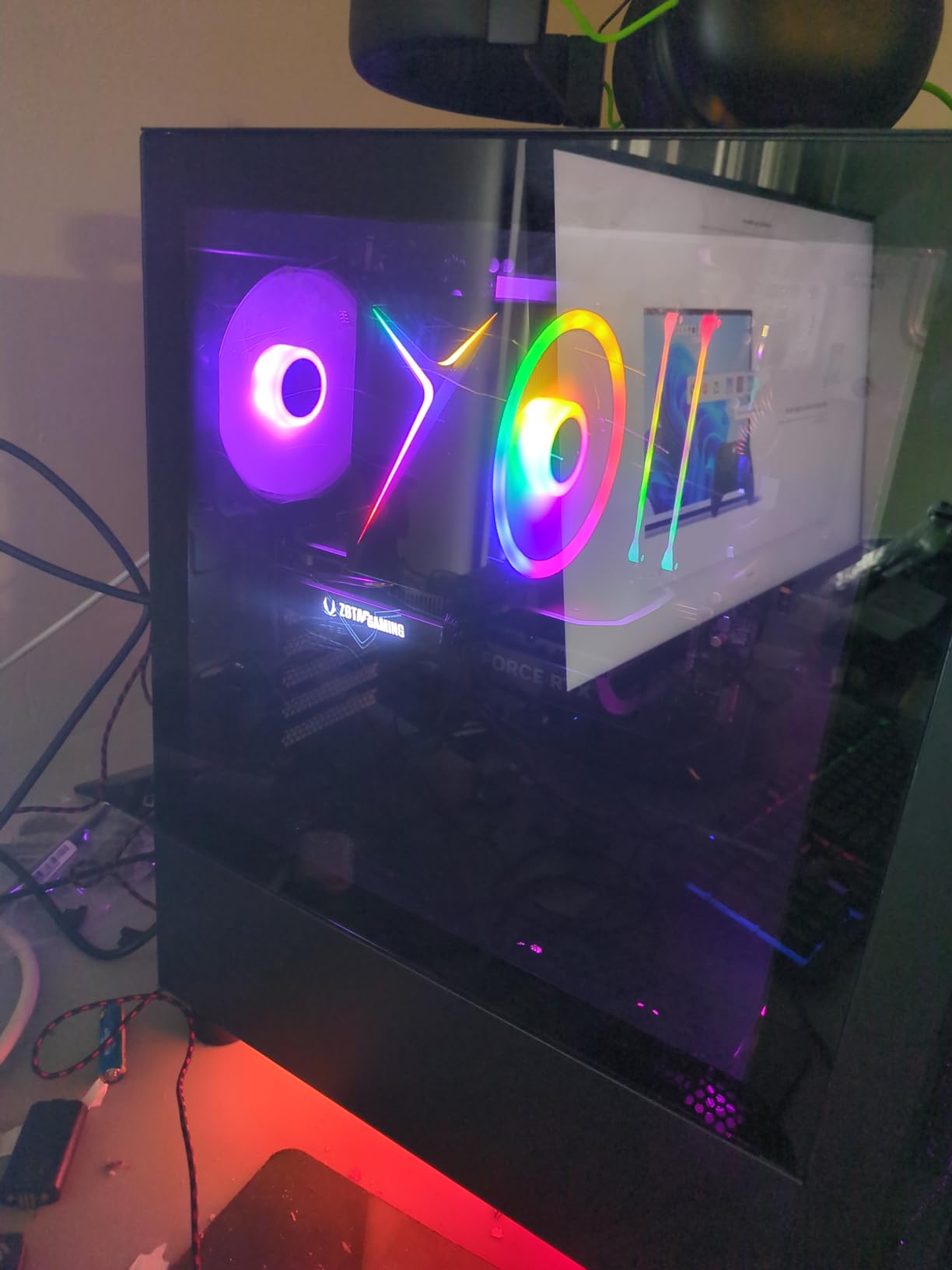 Skytech Gaming Shadow Desktop PC, Intel i5 13400F 2.5 GHz (4.6GHz), NVIDIA RTX 4060 8GB, 2TB NVMe SSD, 32GB DDR5 RAM 5200 RGB, 650W Gold PSU, Wi-Fi, Win 11 - Customer Photo 3