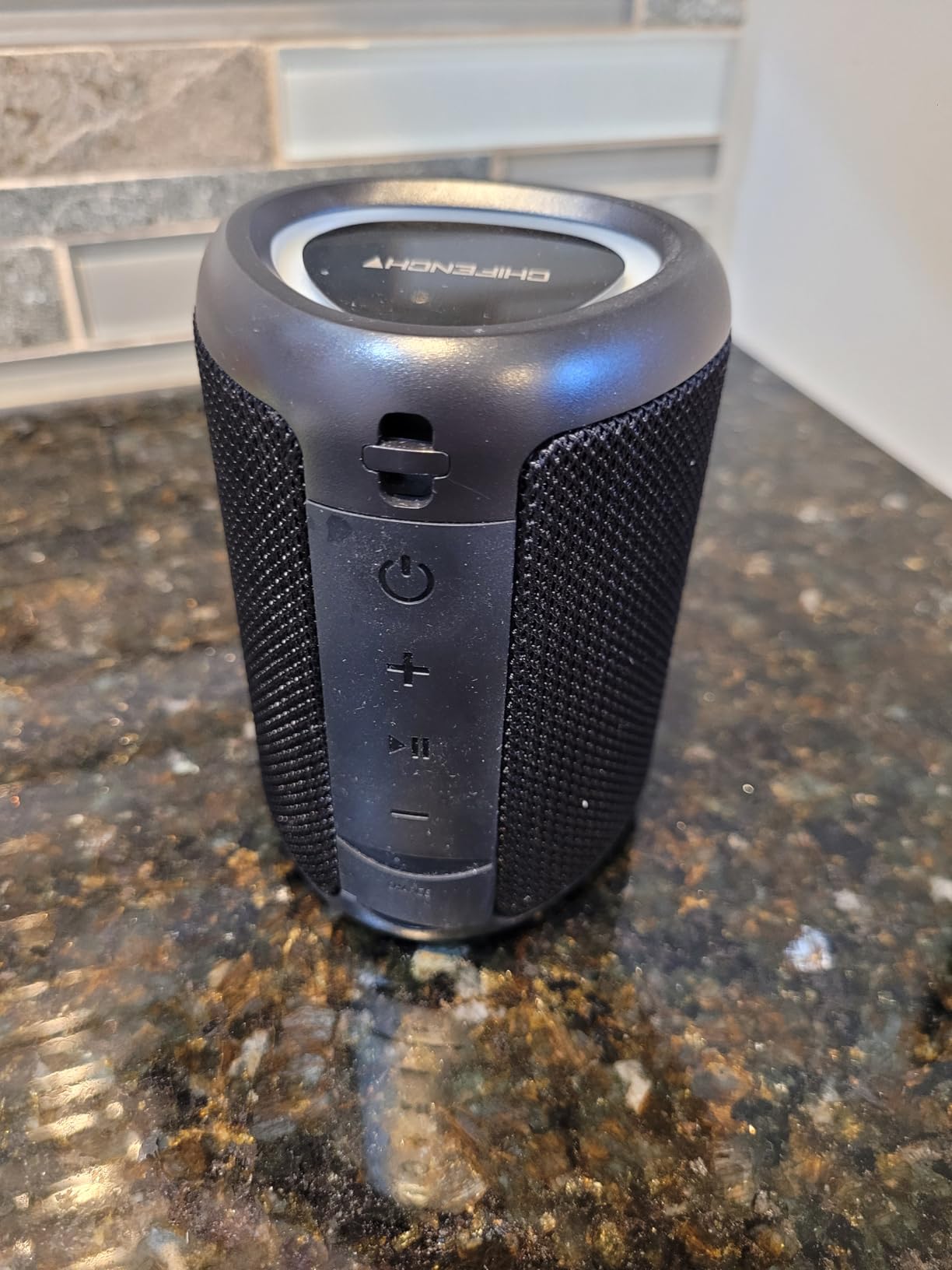 Portable Bluetooth Speaker with Lights, Stocking Stuffers, Powerful Crystal Clear Sound, IPX5 Waterproof, All Day Playtime, BT 5.3, TWS Paring, Small Wireless Speaker for Outdoor, White Elephant Gifts - Customer Photo 2