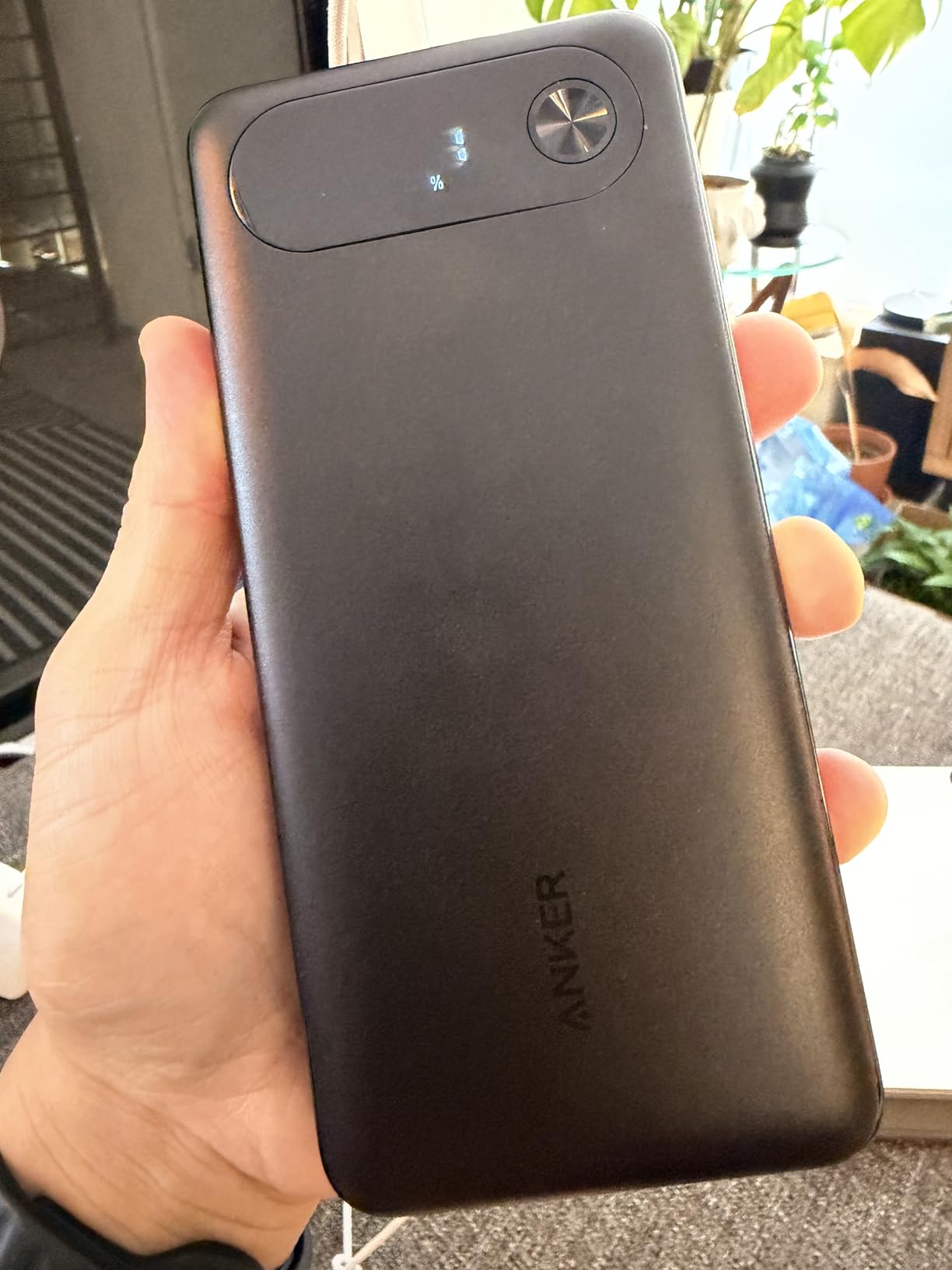 Anker Power Bank, 20,000mAh Travel Essential Portable Charger with Built-in USB-C Cable, 3-Port 87W Max Fast Charging Battery Pack, for MacBook, iPhone 16/15 Series, Samsung, Switch, and More - Customer Photo 2