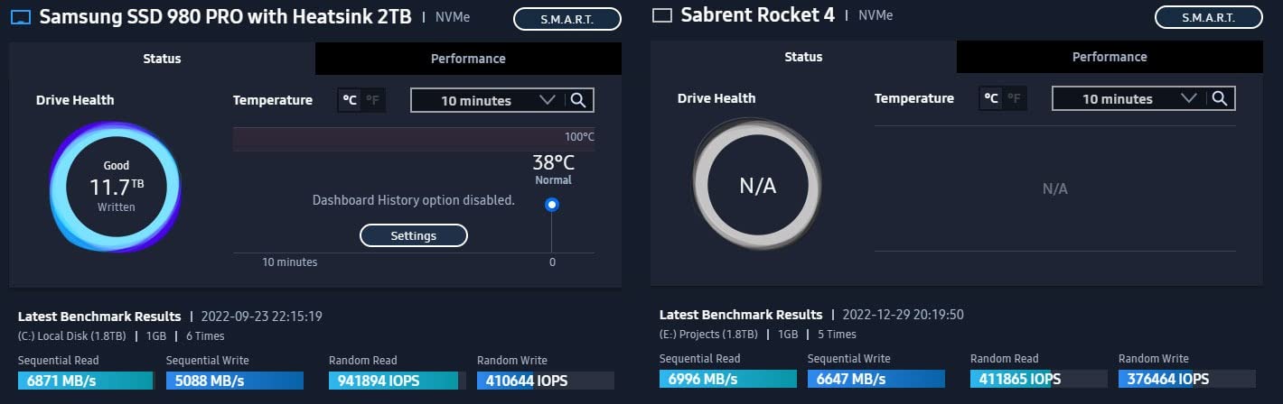 SABRENT Rocket 5 4TB Advanced Performance Internal M.2 PCIe GEN 5 14GB/s X4 NVMe SSD (SB-RKT5-4TB) - Customer Photo 2