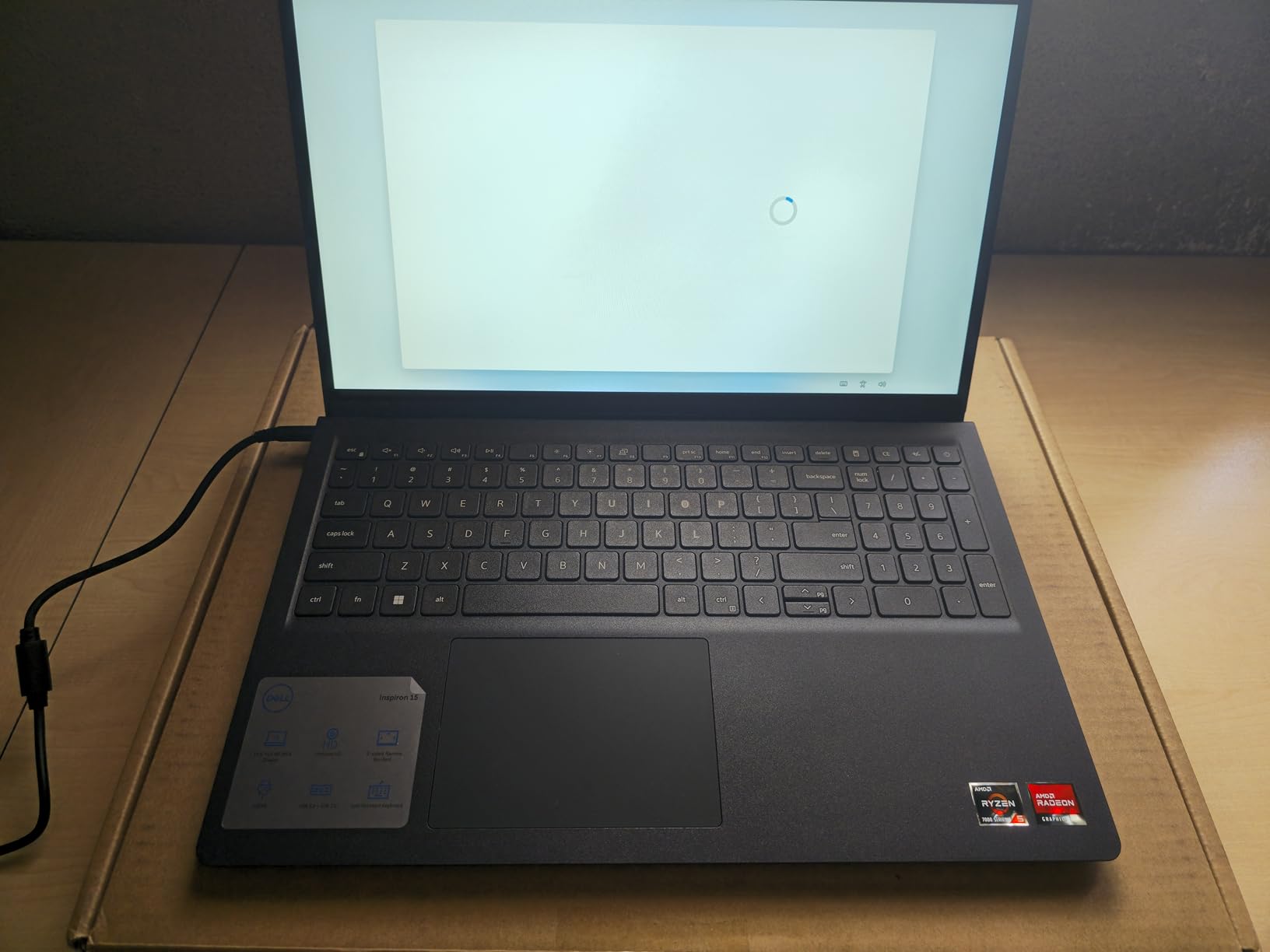Inspiron 16 5645 Laptop - 16.0 16:10 FHD+ (1920 x 1200) Display, AMD Ryzen 7-8840U, 16GB DDR5 RAM, 1TB SSD, AMD Radeon Graphics, Windows 11 Home, Onsite & Migrate Services - Midnight Blue customer photo 1