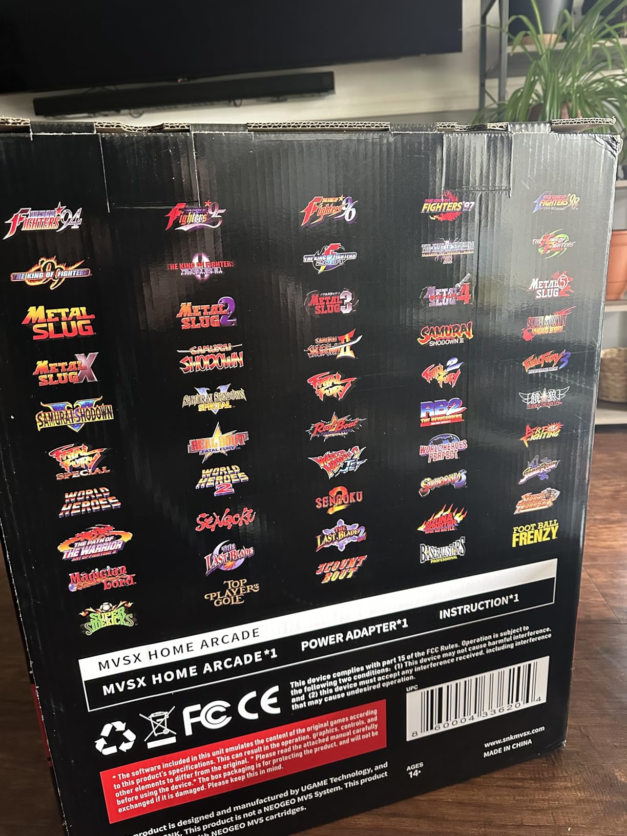 UNICO MVSX Home Arcade with Base & Riser, Pre-Loaded 50 SNK Genuine Retro Games - Customer Photo 1