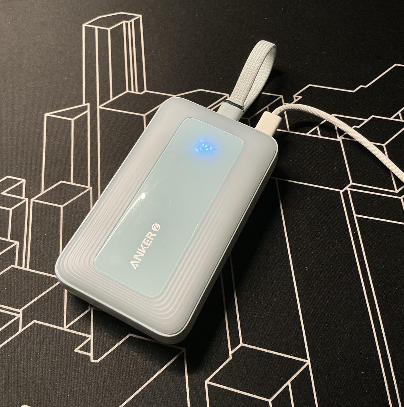 Anker Portable Charger, 10,000mAh 30W Power Bank, USB-C in and Out Fast Charging Battery Pack, Travel Essential Phone Power Bank, for iPhone 16/15, iPad, MacBook, Galaxy, Google, and More - Customer Photo 1