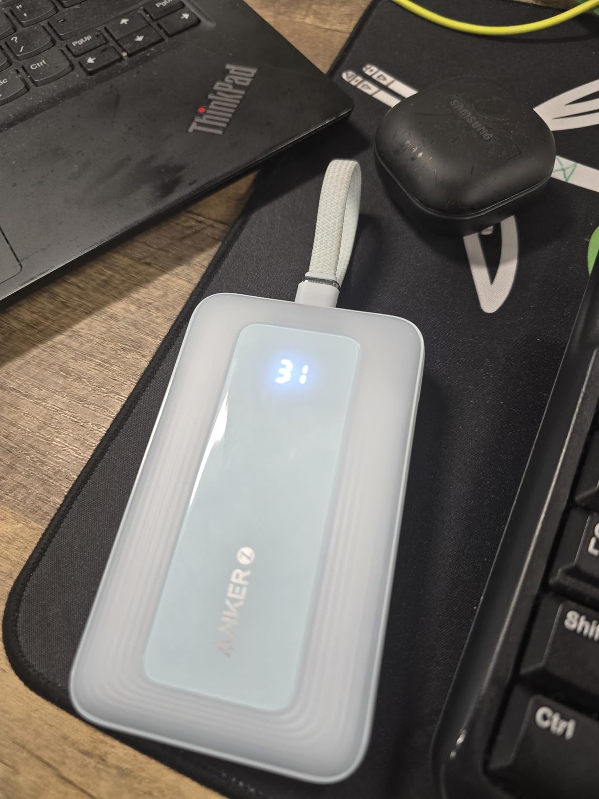 Anker Portable Charger, 10,000mAh 30W Power Bank, USB-C in and Out Fast Charging Battery Pack customer photo 2