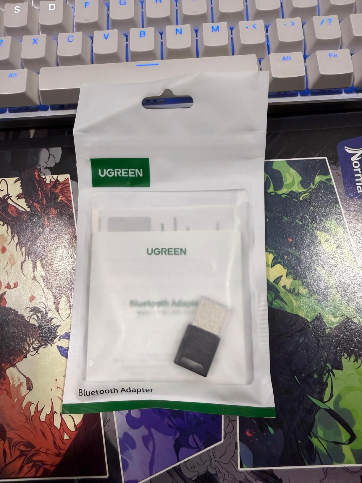 UGREEN USB Bluetooth 5.3 Adapter for PC, Plug & Play for Windows 11/10/8.1, Bluetooth Receiver & Transmitter for Keyboard/Mouse/Headphone/Speakers/Printer - Customer Photo 2