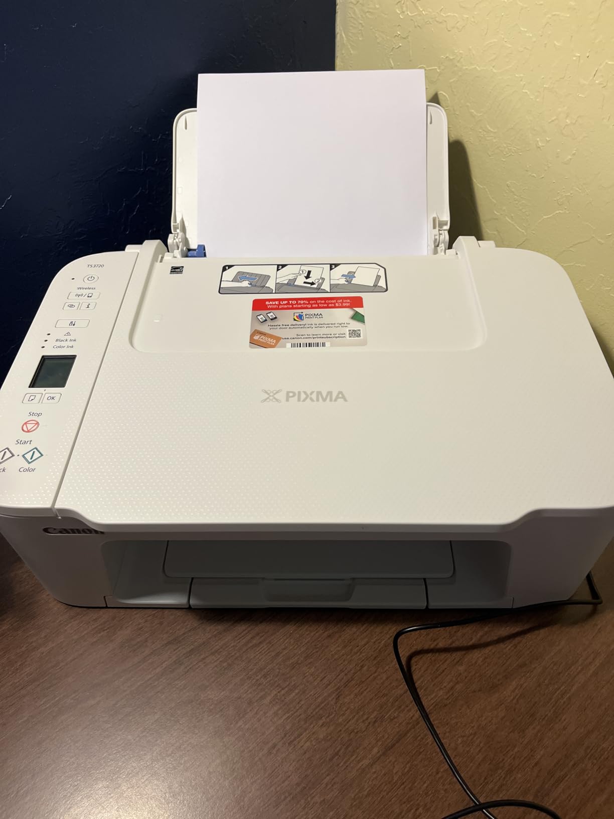 Canon PIXMA TS3720 Wireless All-in-One Printer (6671C022) - Customer Photo 2