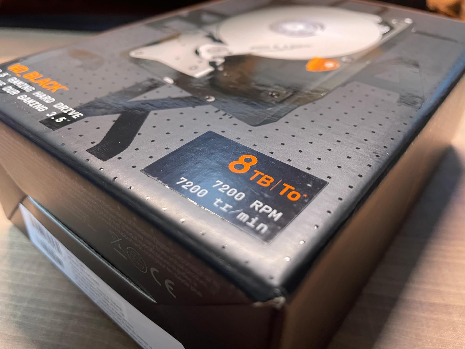 Western Digital 8TB WD_Black Performance Internal Hard Drive HDD - 7200 RPM, SATA 6 Gb/s, 256 MB Cache, 3.5