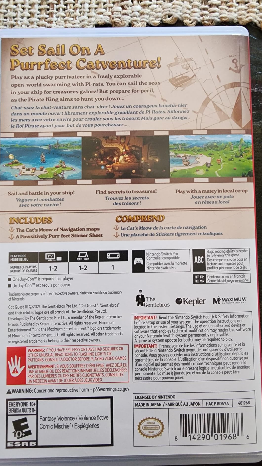 Cat Quest III Nintendo Switch - Customer Photo 1
