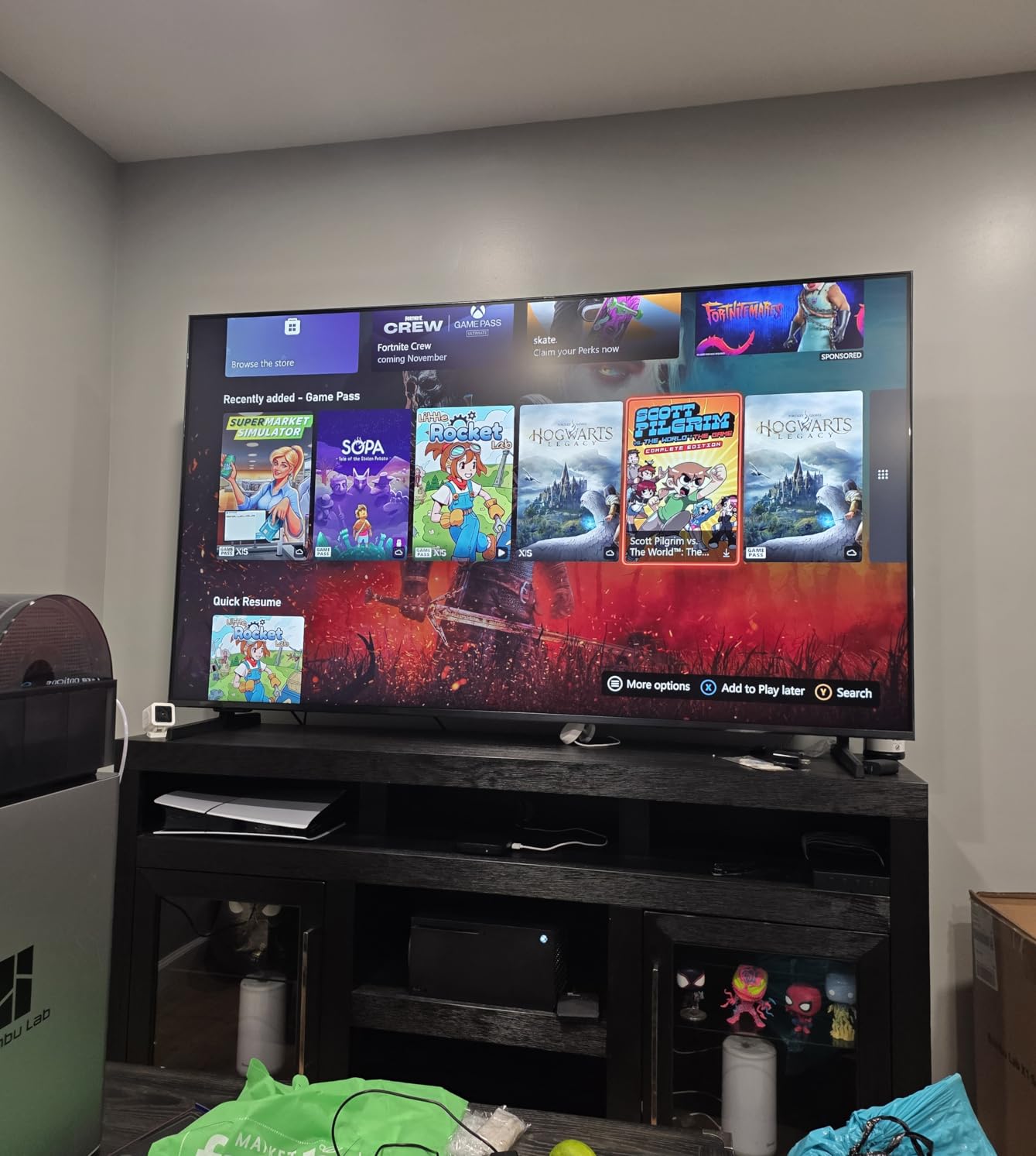 Hisense 55-Inch Class QLED 4K S7N CanvasTV Series Dolby Vision HDR Google Smart TV (55S7N) - 144Hz, Art Mode, Anti-Glare Panel, Hi-Matte Display, Frame & UltraSlim Wall Mount Included - Customer Photo 4