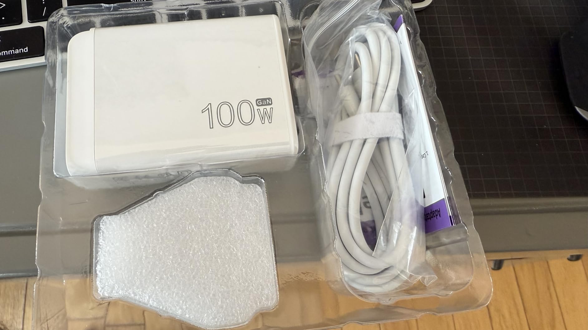 100W USB C Charger GaN 4 Port Type C Charging Station Hub Block Wall Charger Power Strip Adapter Plu Compatible with MacBook Pro/Air iPad iPhone16/15/14/13 Pro Max Dell XPS Pixel Note Galaxy - Customer Photo 2
