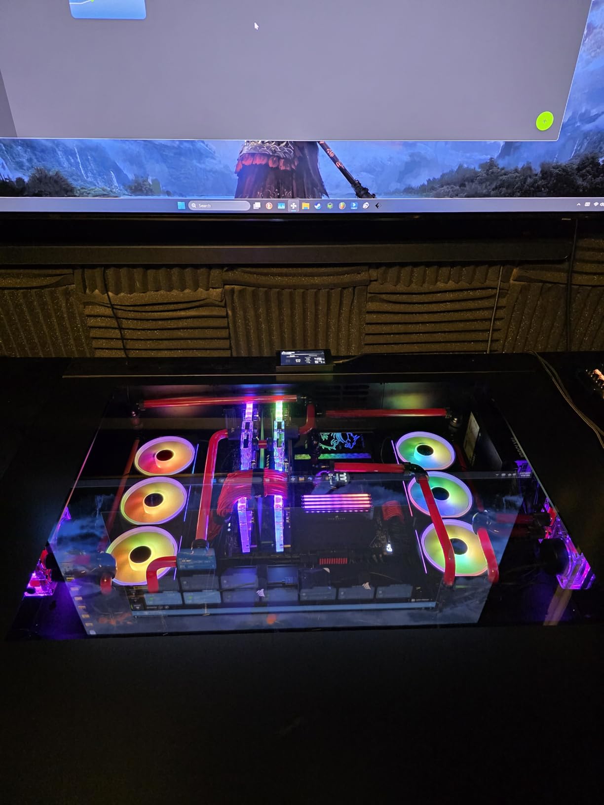 CORSAIR iCUE Link LX120 RGB 120mm PWM Fans Triple Pack – Dual Light Loops – Includes iCUE Link System Hub – CORSAIR AirGuide Technology – Black - Customer Photo 5