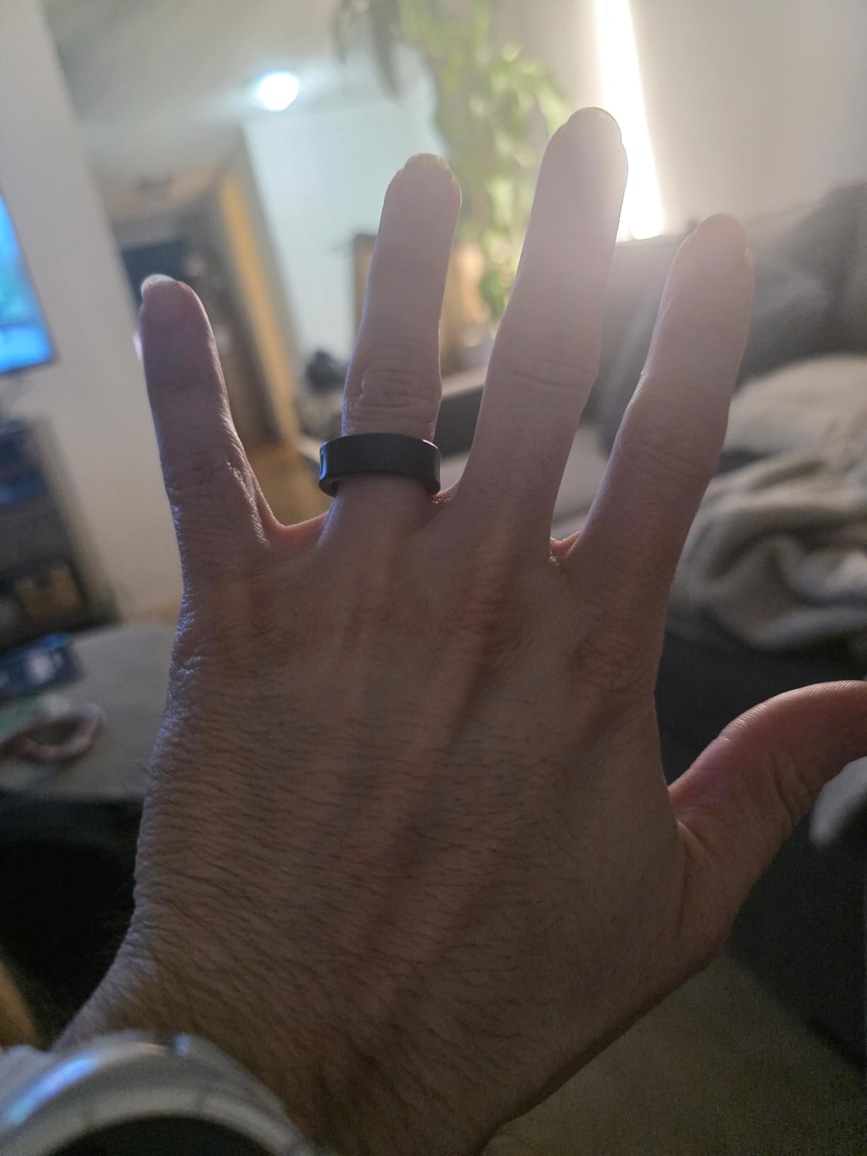 SAMSUNG Galaxy Ring, AI Smart Ring, Size First w/Sizing Kit, No App Subscription, Fitness Monitor, Sleep Tracker, Up to 7-Day Battery, Size 10, Titanium Black [US Version, 1Yr Manufacturer Warranty] - Customer Photo 1