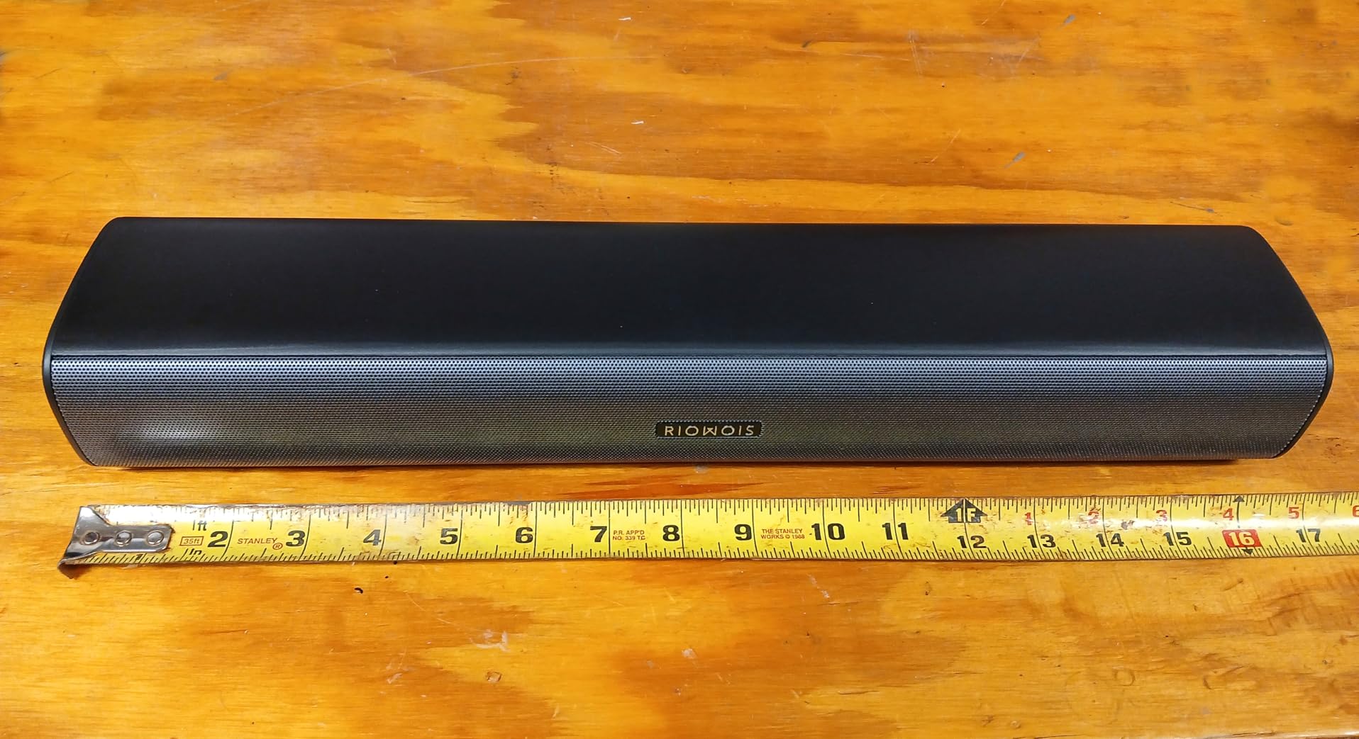 Sound Bar for Smart TV, Soundbar for TV with Bass Reflector and Easy Set up, Home Audio Surround Sound System for TV PC Projector, Wall Mountable - Customer Photo 1