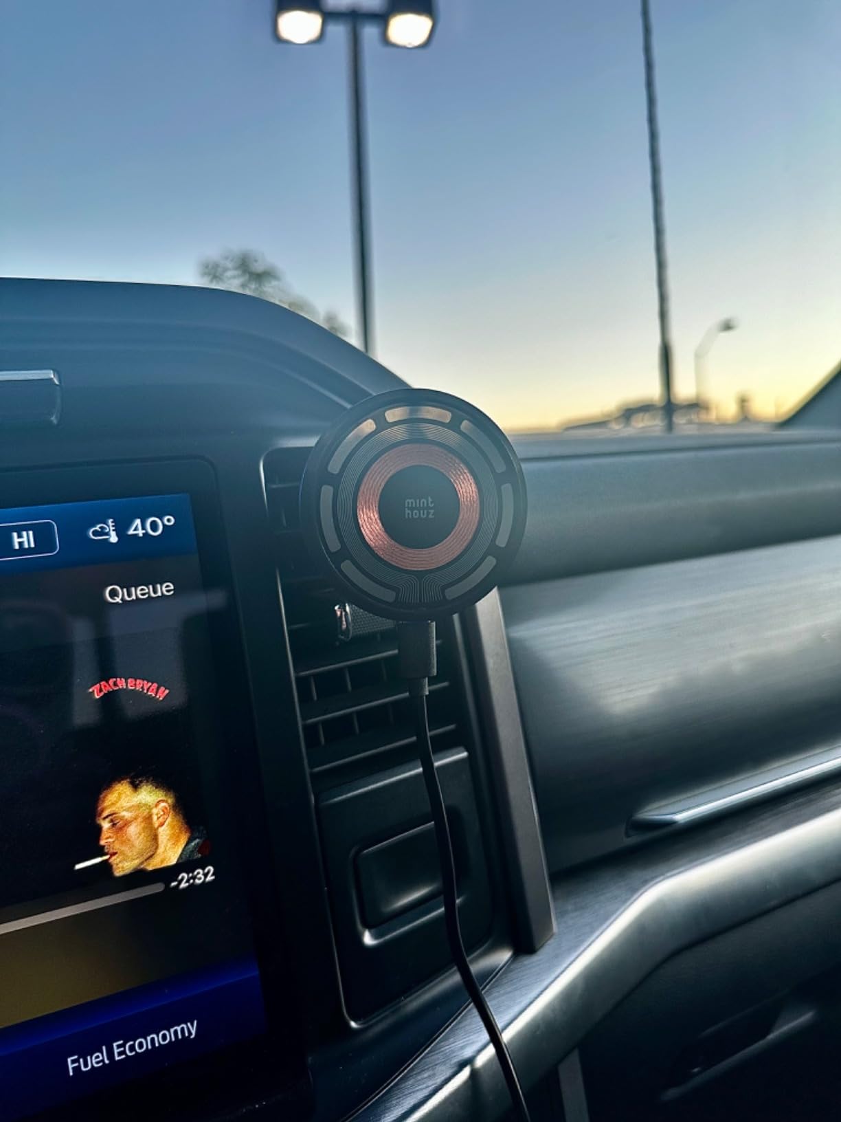 Magnetic Wireless Car Charger, Minthouz 15W Magsafe Car Mount Charger Fast Charging for iPhone 16/15/14/13/12 Series and Other Qi-Certified Phones with a MagSafe Case - Customer Photo 3